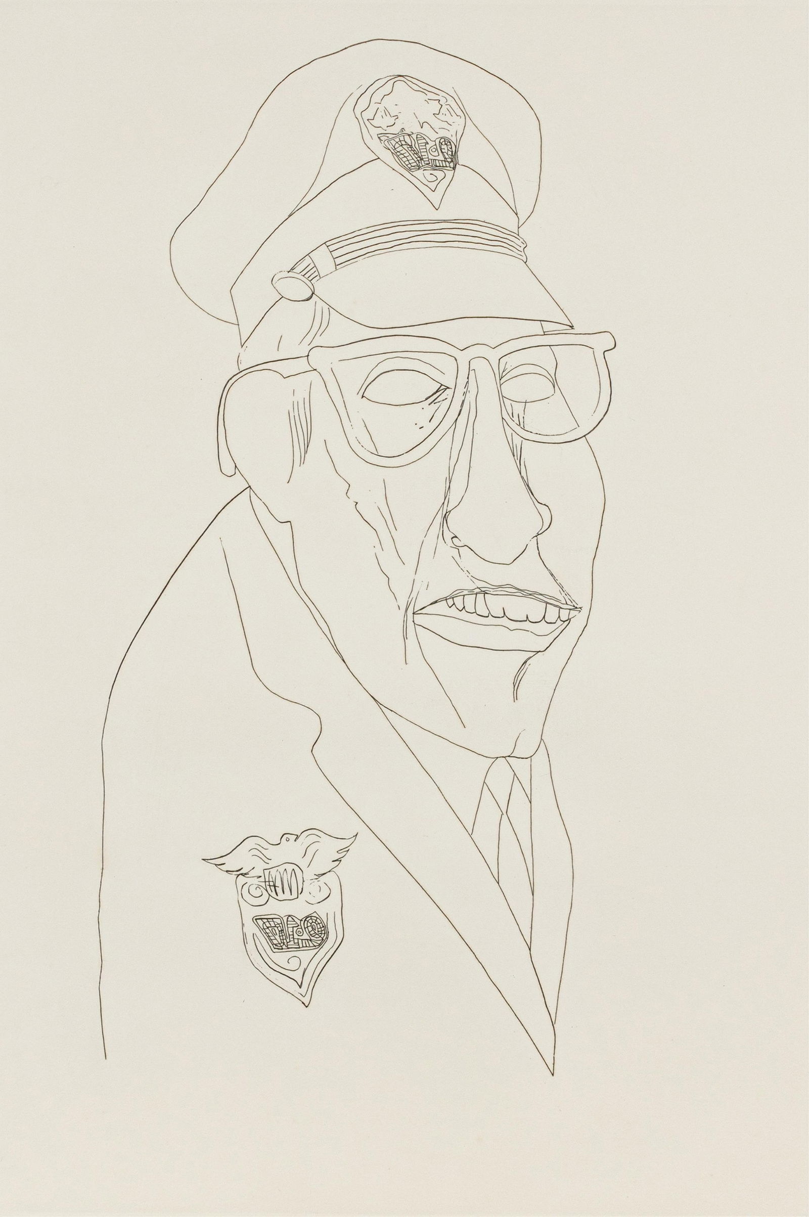 Benny Andrews, 1930-2006, Cop (1 of 2)