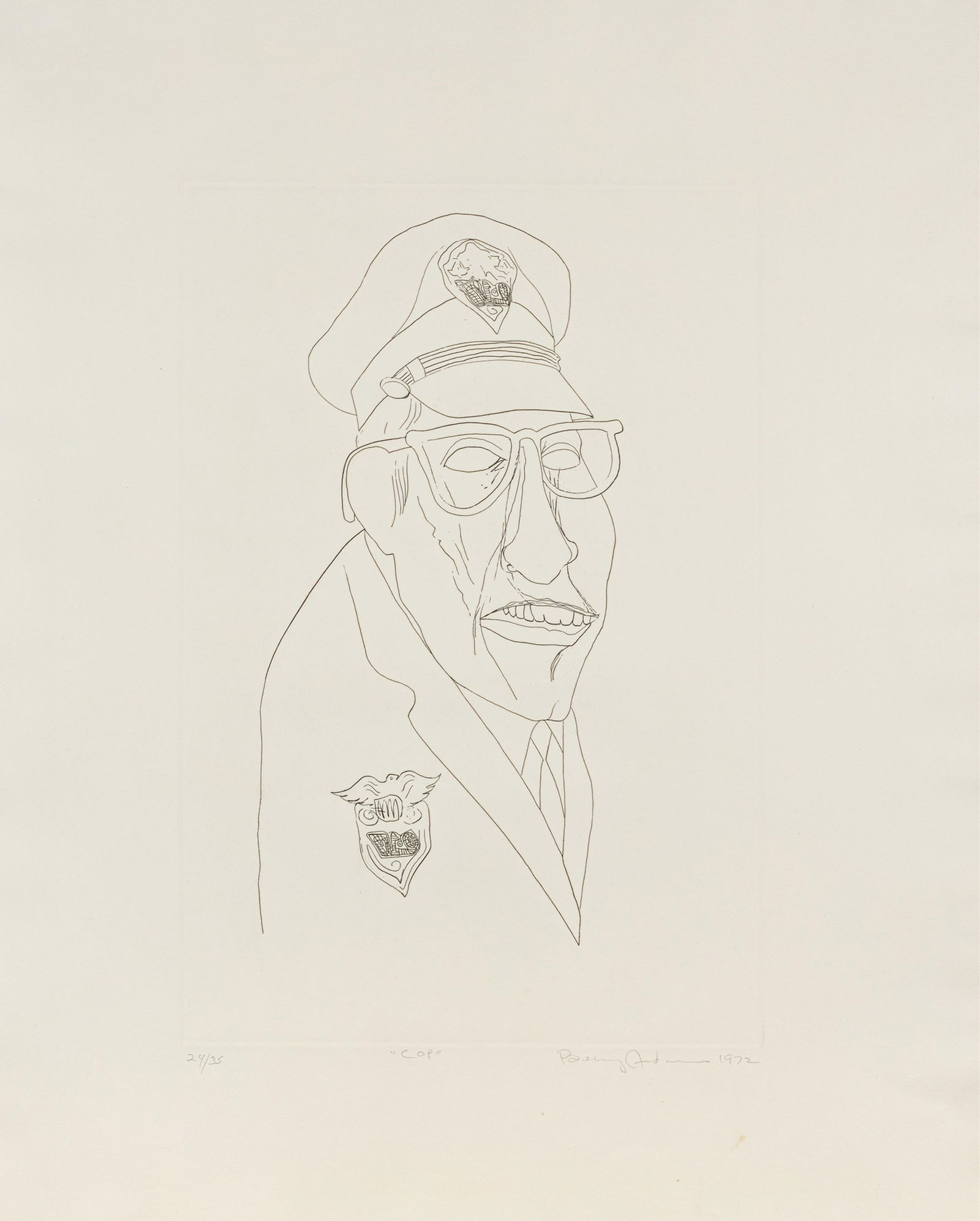 Benny Andrews, 1930-2006, Cop - 2