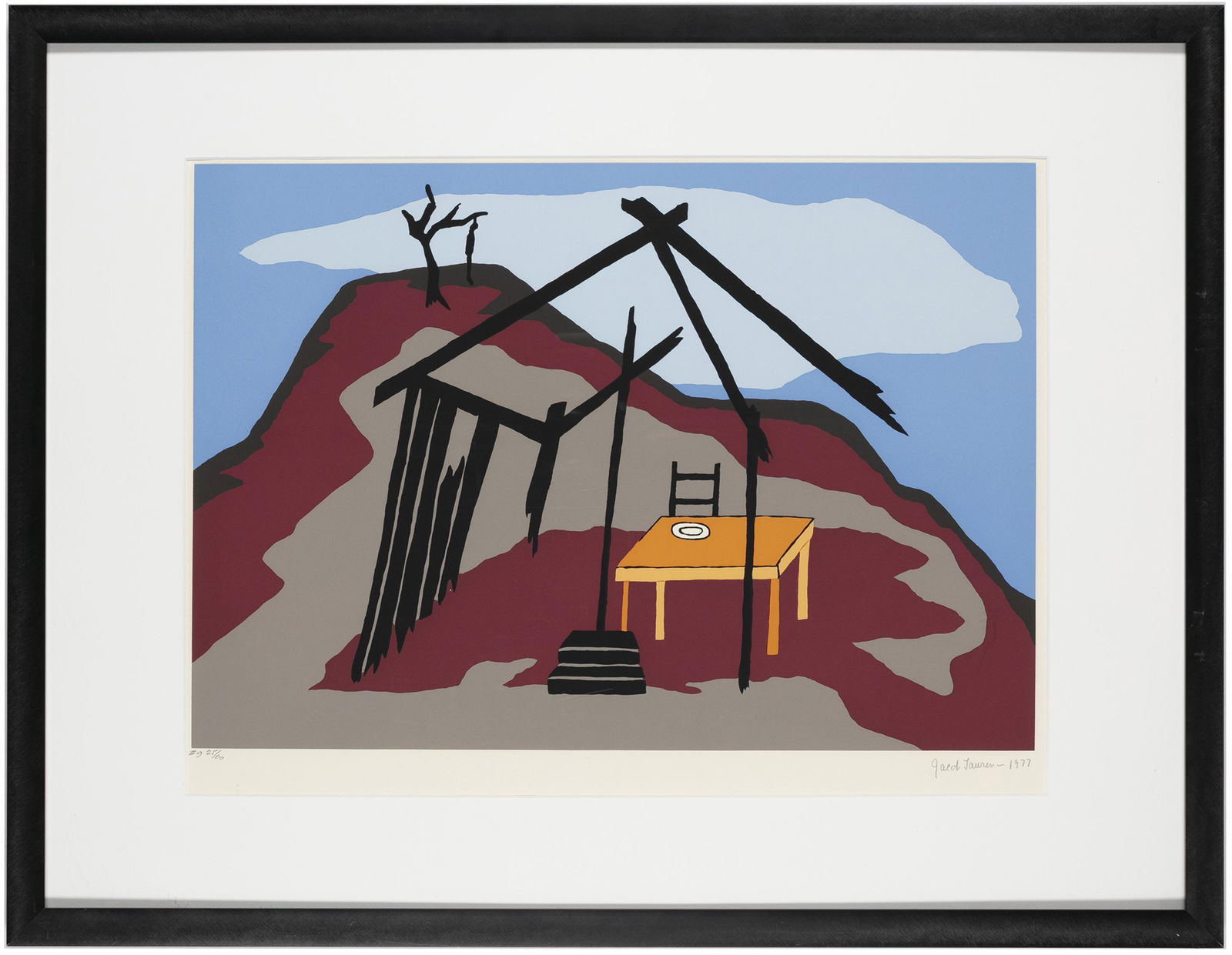 Jacob Lawrence, 1917-2000, Kansas Was Now the Skirmish Ground...(The Legend ofJohn Brown No. 9) - 2