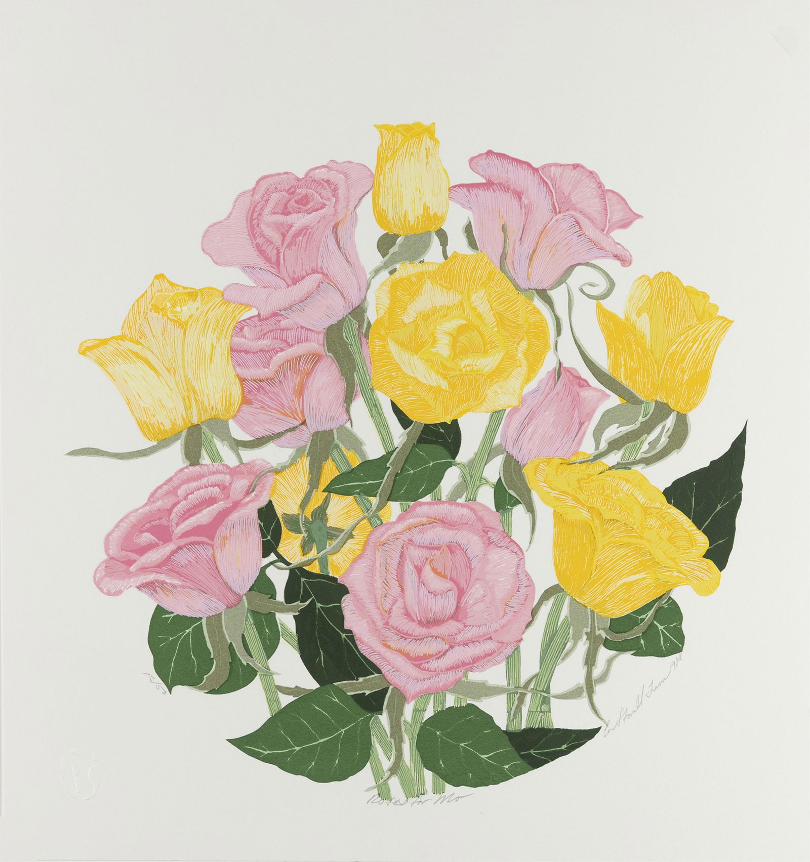 Lou Stovall, 1937-2023, Roses for Ma (1 of 1)