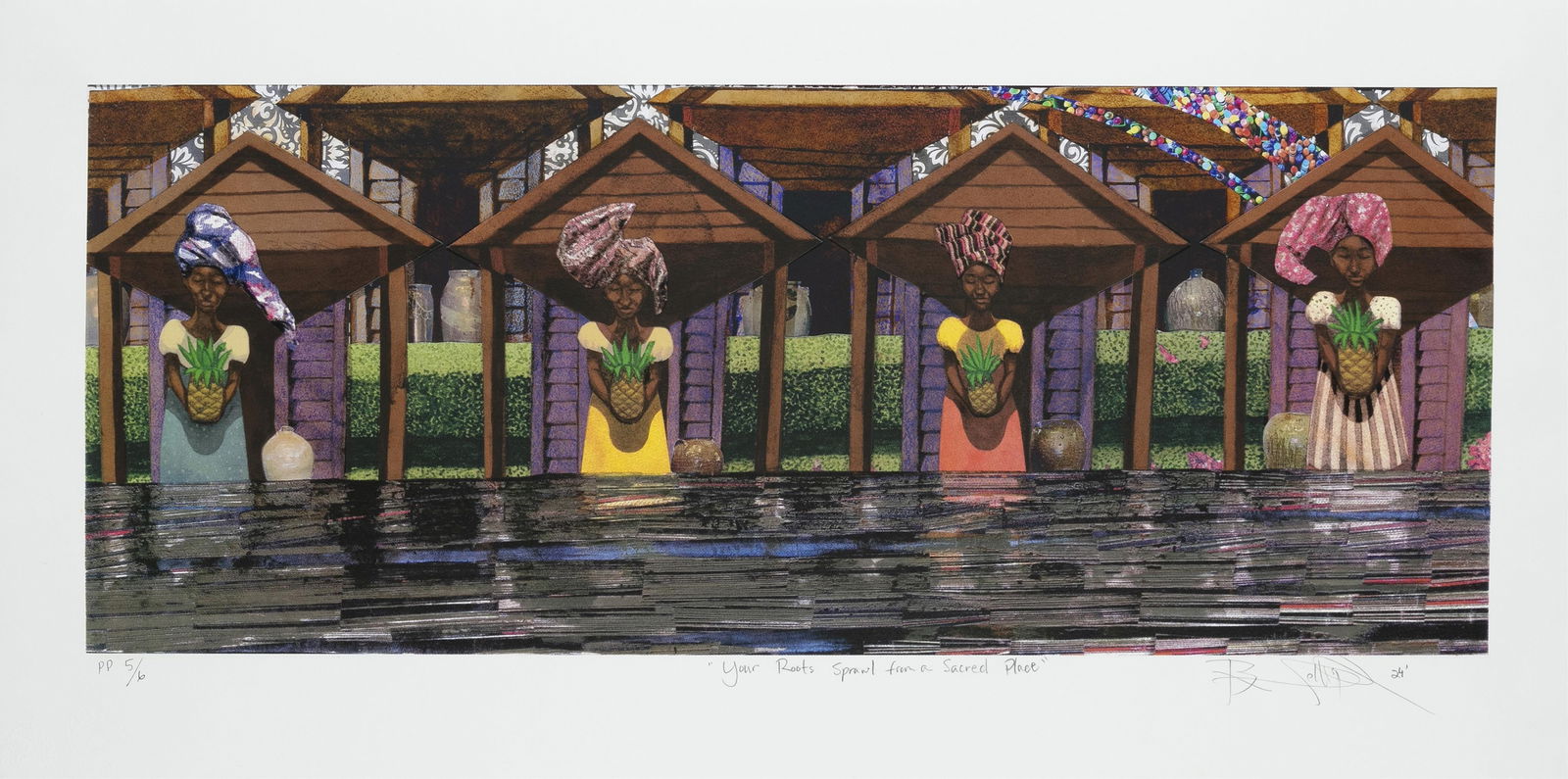 Bryan Collier, b. 1967, Your Roots Sprawl From a Sacred Place - 2