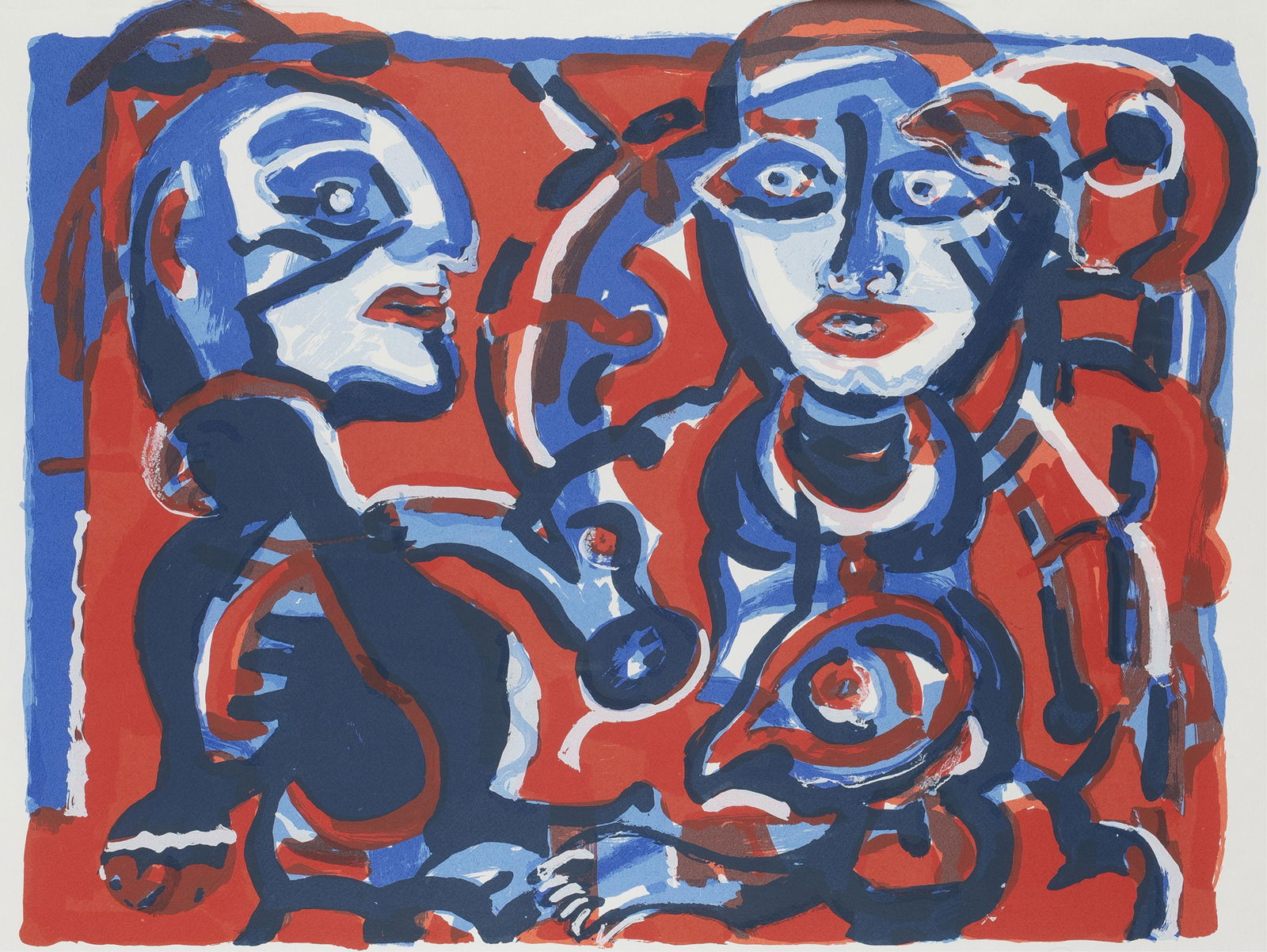 Herbert Gentry, 1919-2003, Observation IV: Herbert Gentry1919-2003Observation IVc. 1988color lithograph20 x 26 inches (image)22 x 20 inches (sheet)signed and titled, a/p-19