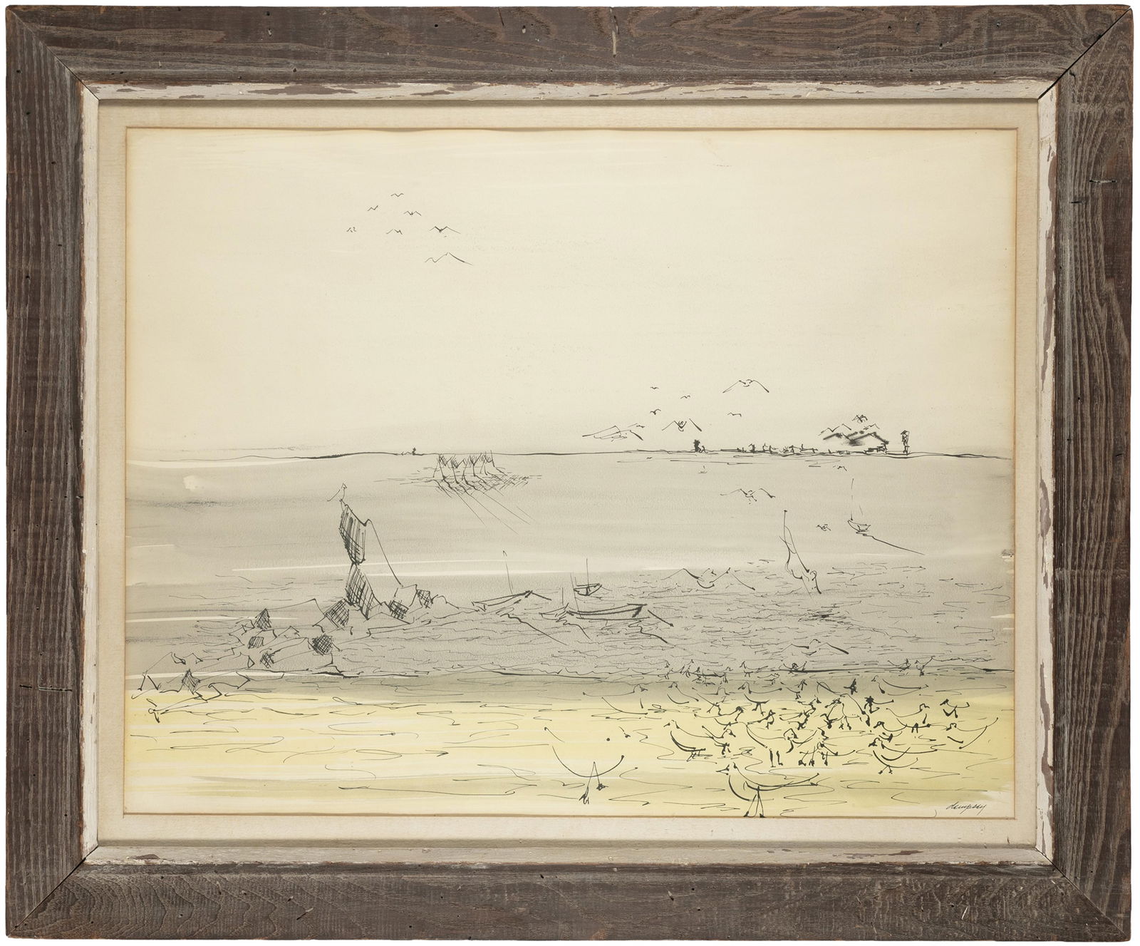 Richard Dempsey, 1909-1987, untitled, Shoreline - 2