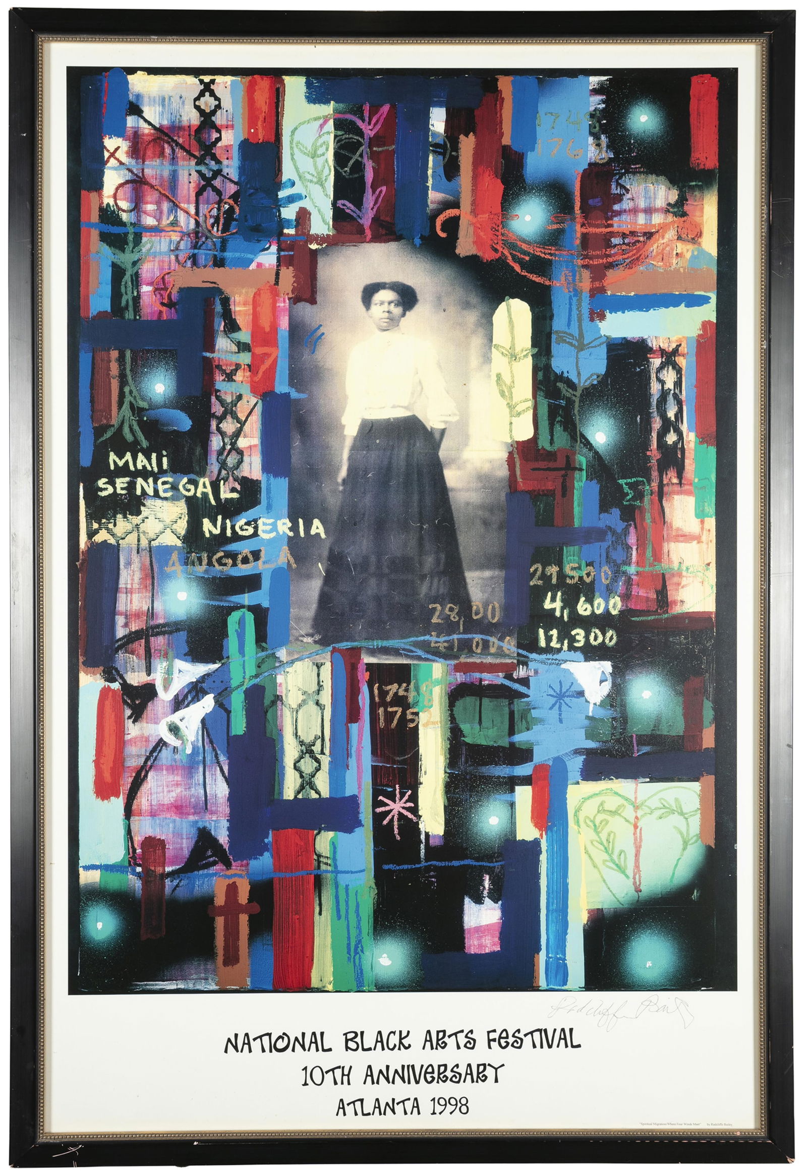 Radcliffe Bailey, 1968-2023, National Black Arts Festival poster - 2