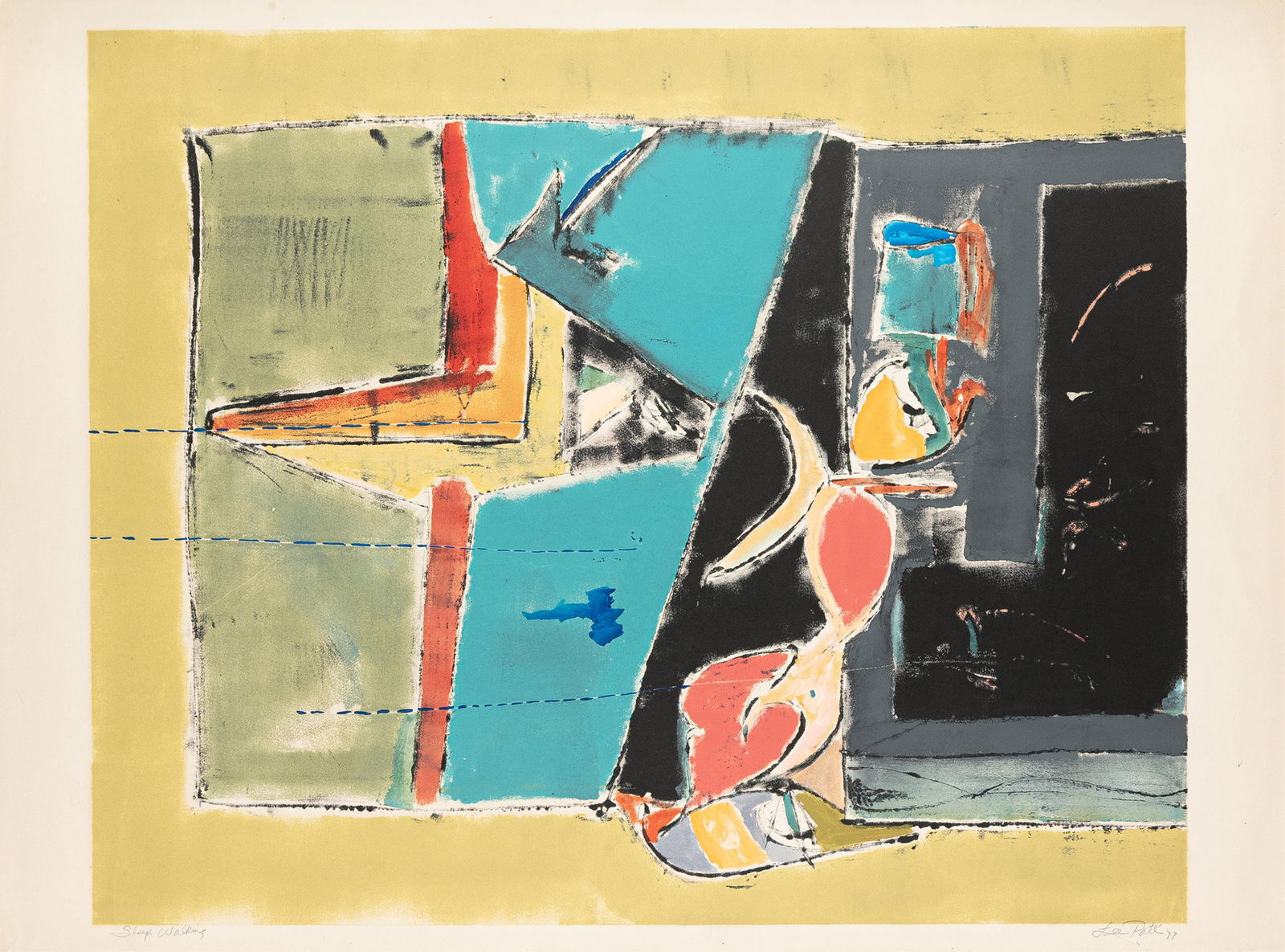 Lee Pate, b. 1952, Sleep Walking - 2