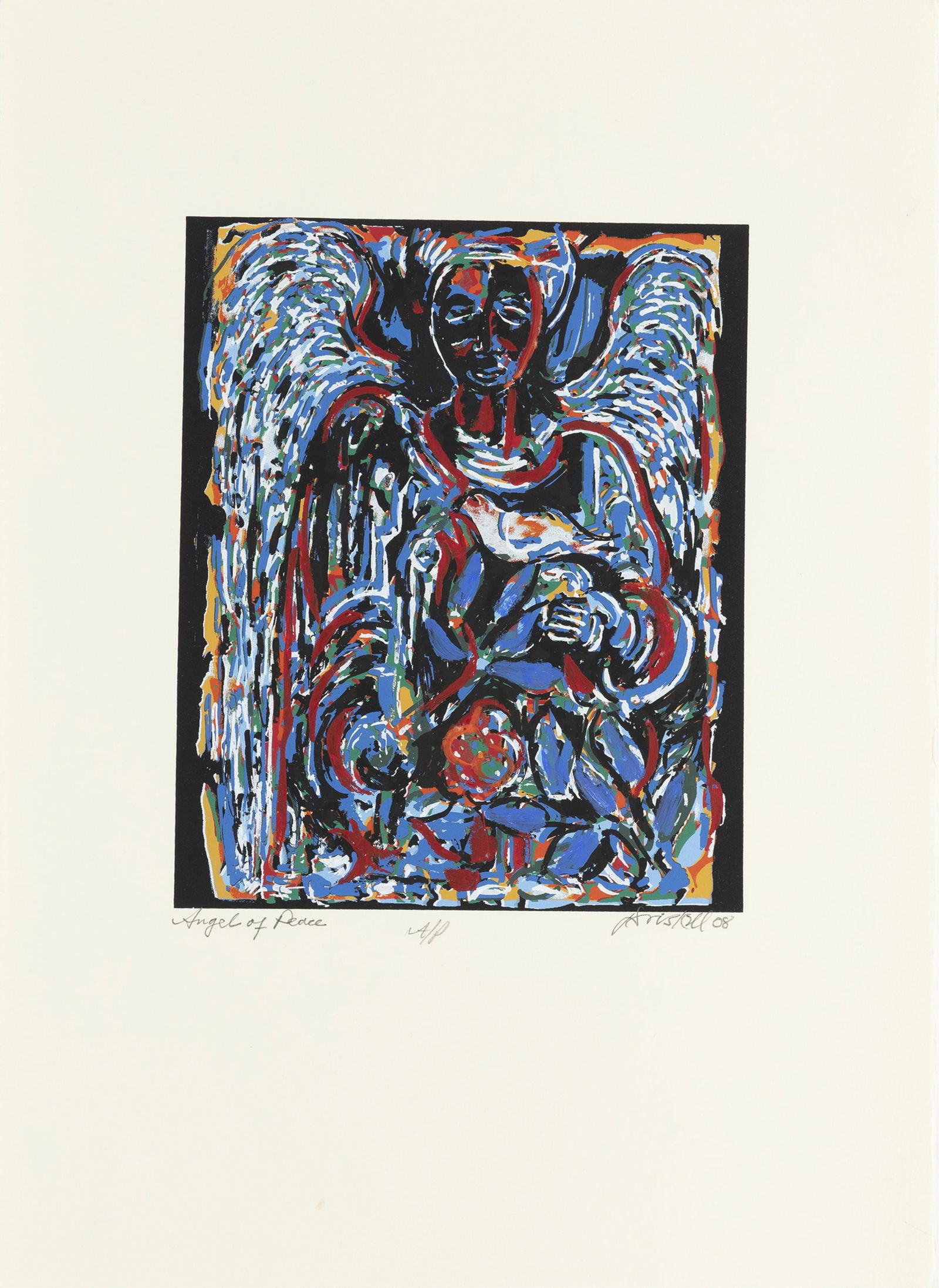 David Driskell, 1931-2020, Angel of Peace - 2