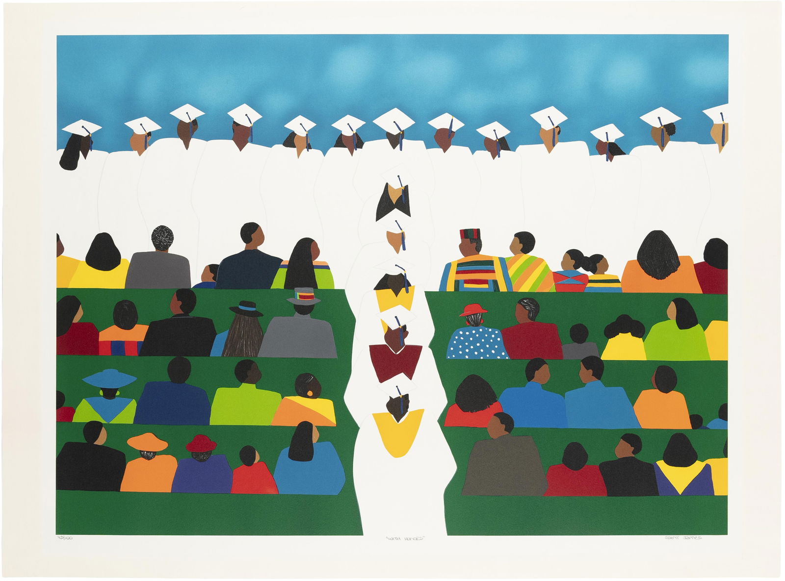 Synthia Saint James, b. 1949, With Honors - 2