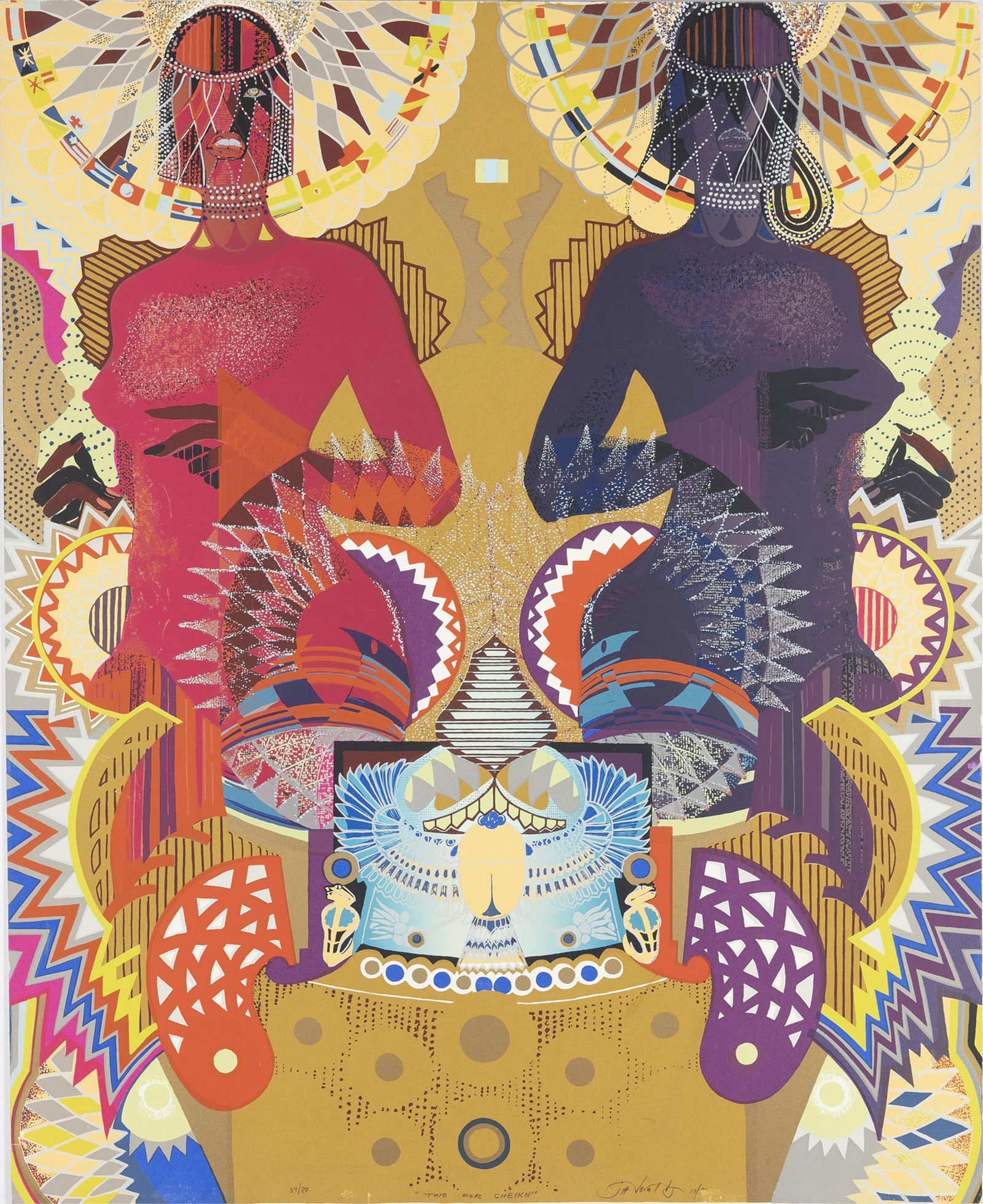 Jeff Donaldson, 1932-2004, Two for Cheikh (1 of 1)