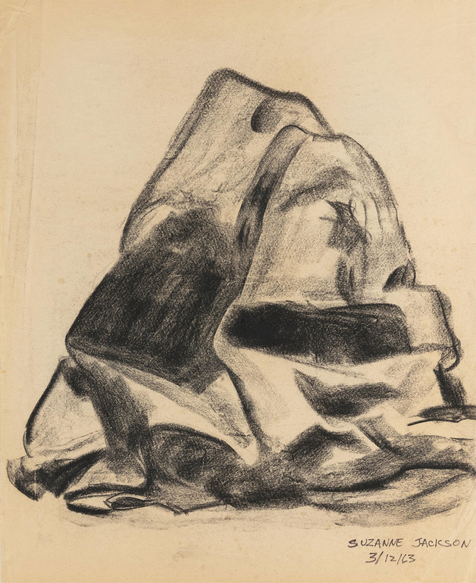 Suzanne F Jackson, b. 1944, lot of two works, Portrait of a Man - 2