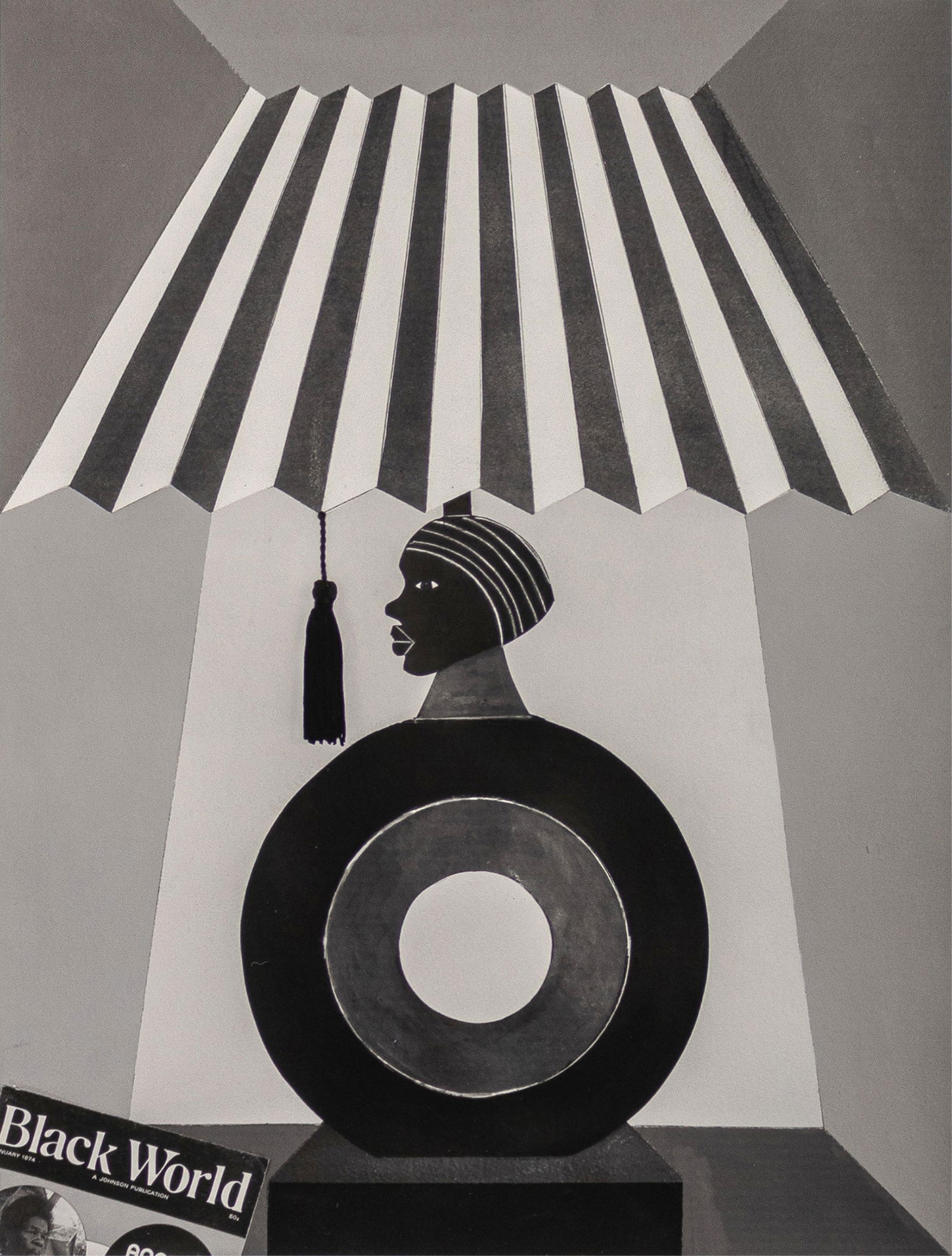 Derrick Adams, b. 1970, Under the Soft Light: Derrick Adamsb. 1970Under the Soft Light2015inkjet print11 x 8-1/4 imagesigned and datednumbered 78/120