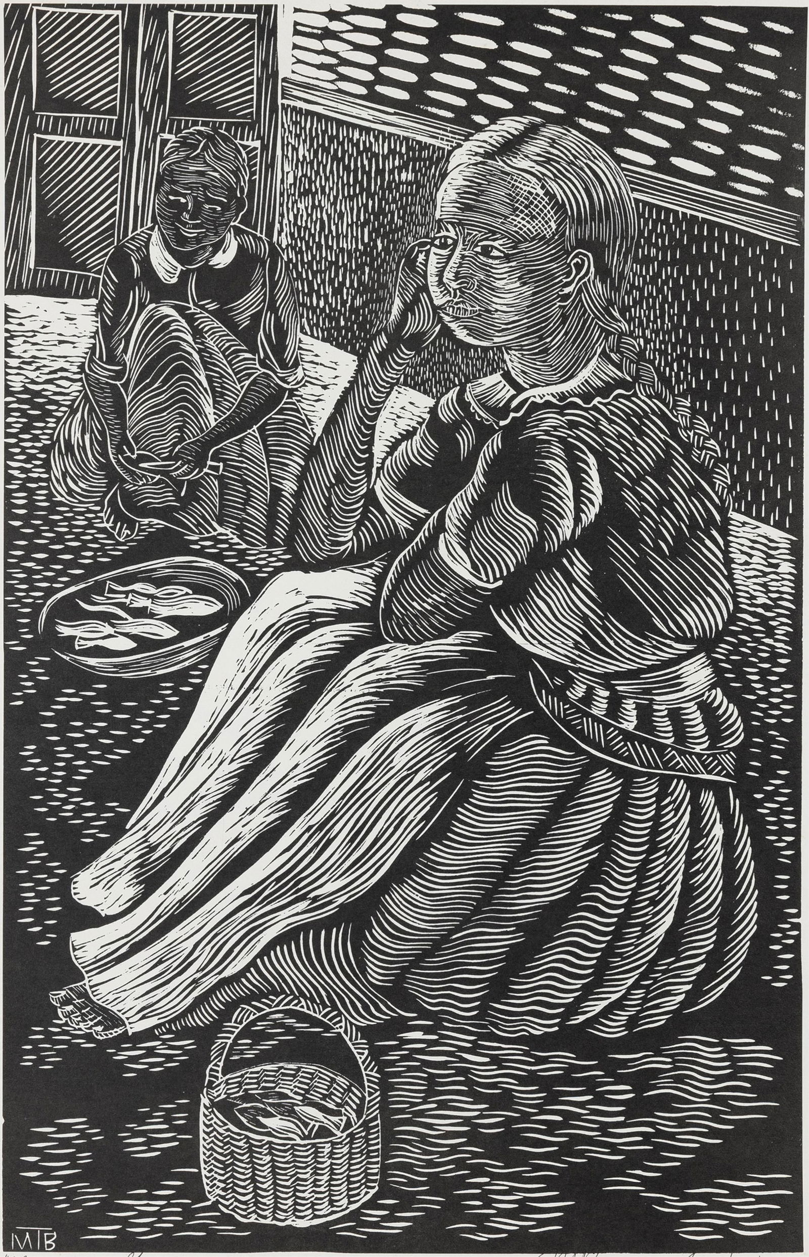 Margaret Burroughs, 1915-2010, Mexican Girl (1 of 1)