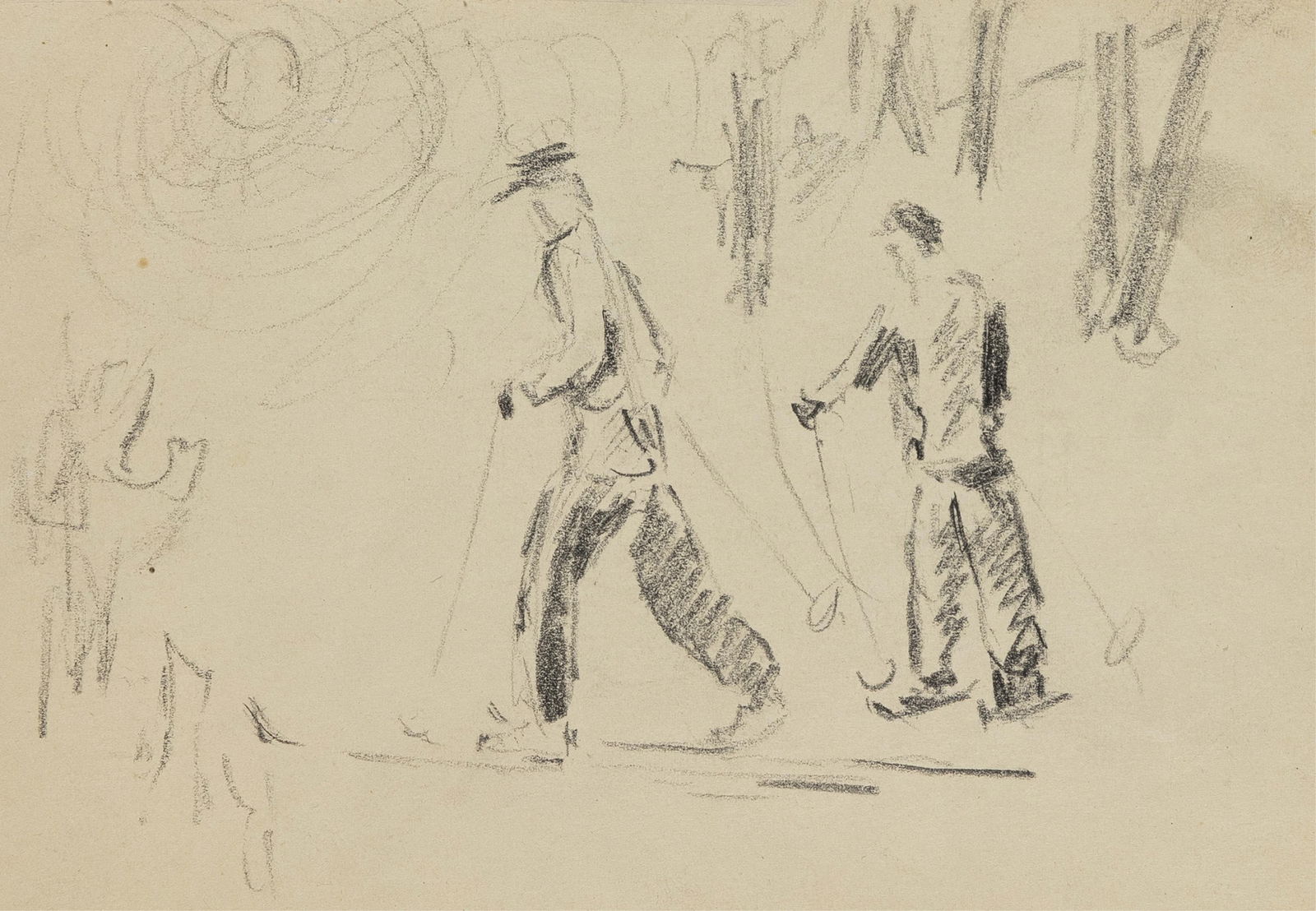 William Henry Johnson, 1901-1970, Ski Jump, lot of three works - 3