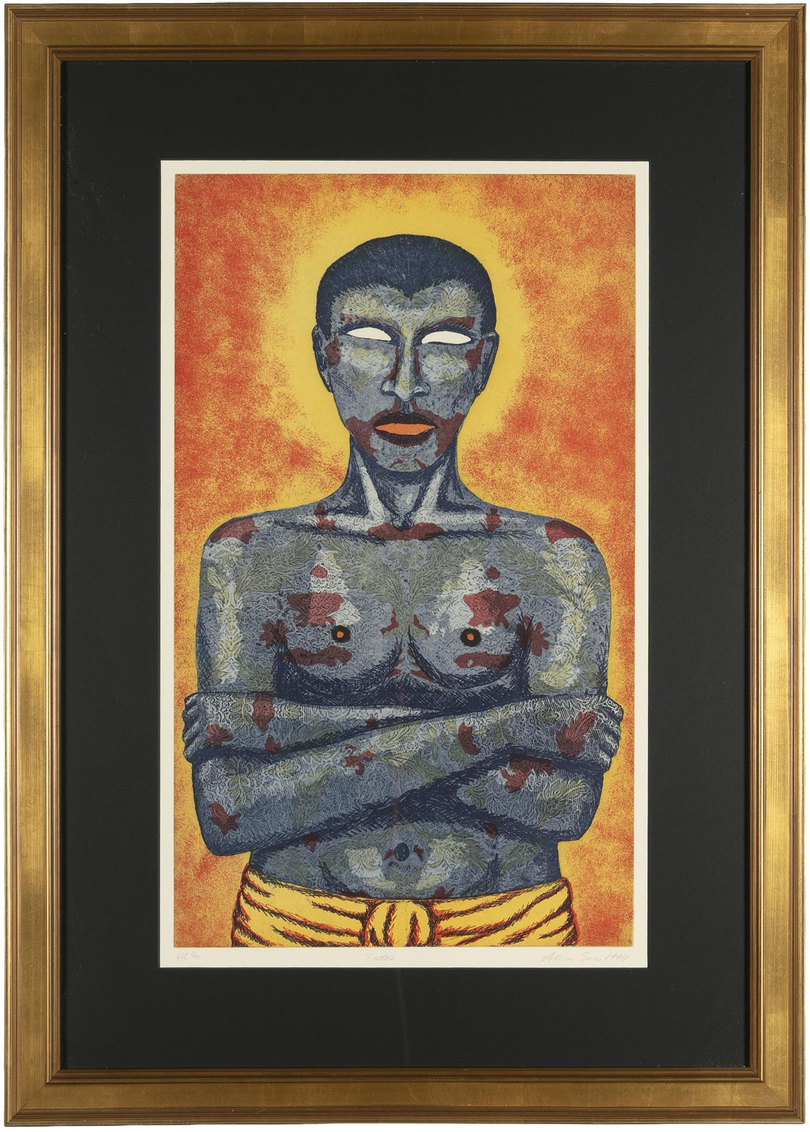 Alison Saar, b. 1956, Tatoo - 2