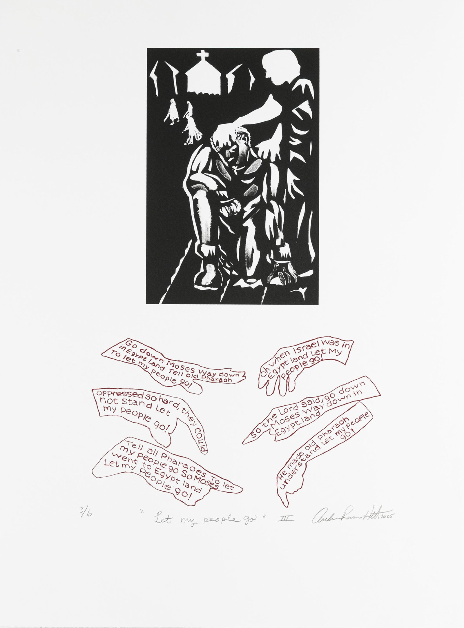 Curlee Holton, b. 1951, Let My People Go (1 of 1)