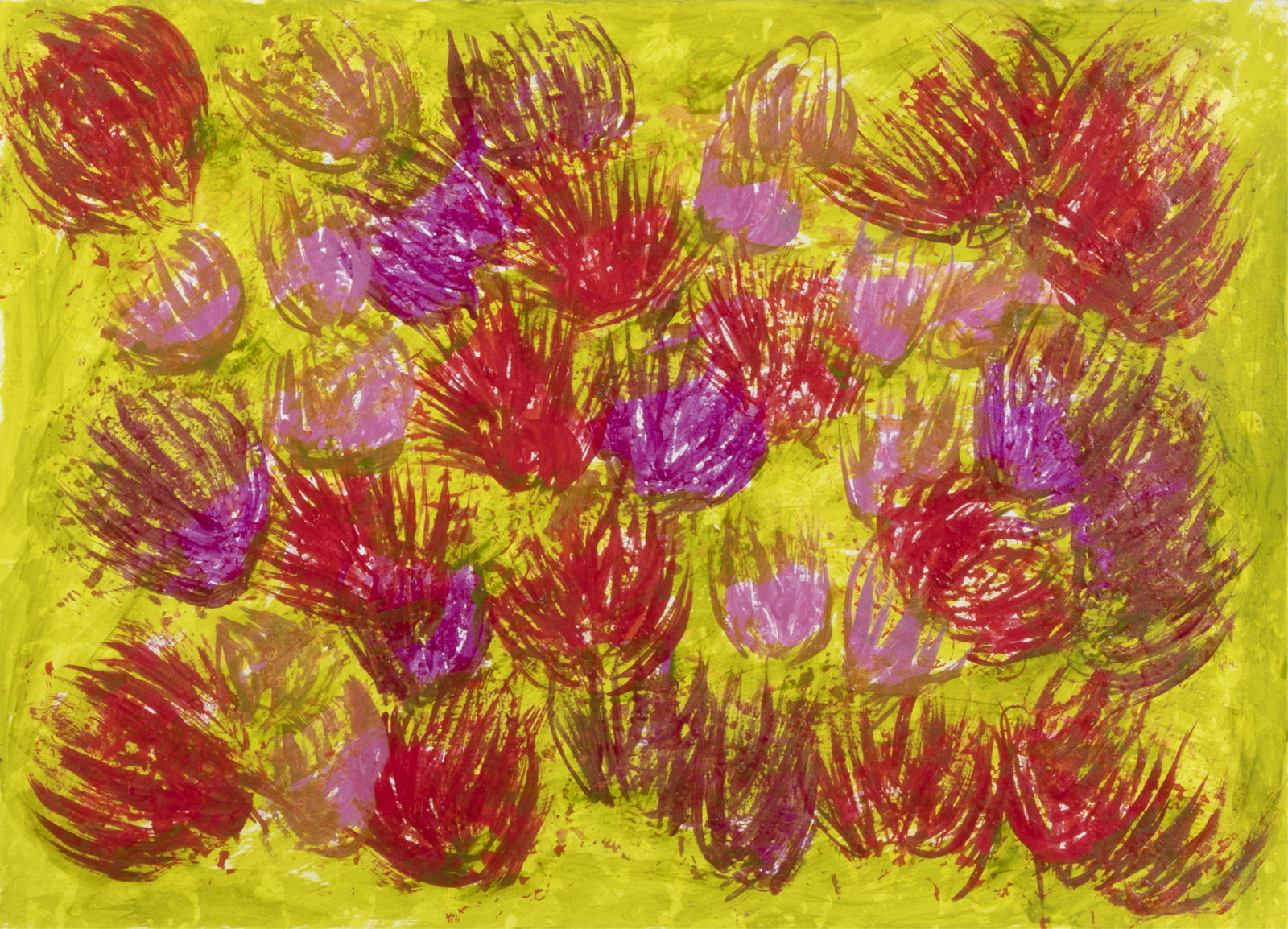 Evangeline J. Montgomery, 1930-2025, Flowers: Evangeline J. Montgomery1930-2025Flowers1999acrylic on paper13 x 18 inchessigned, titled, and dated verso