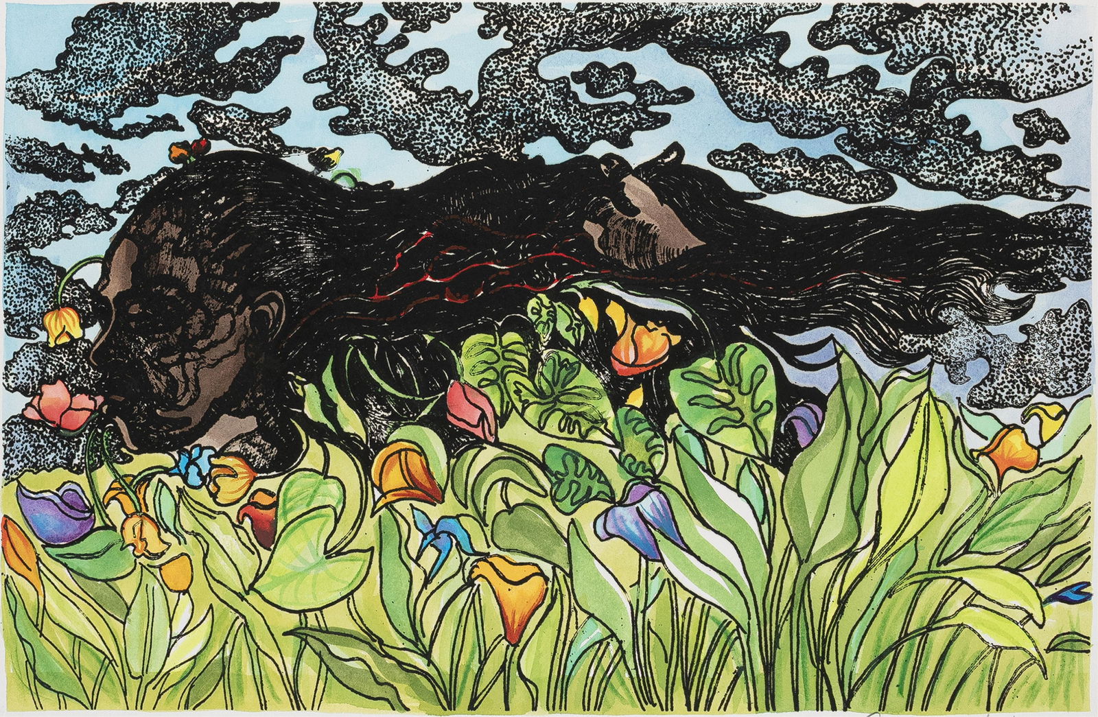 Curlee Raven Holton, b. 1951, Mother's Nature