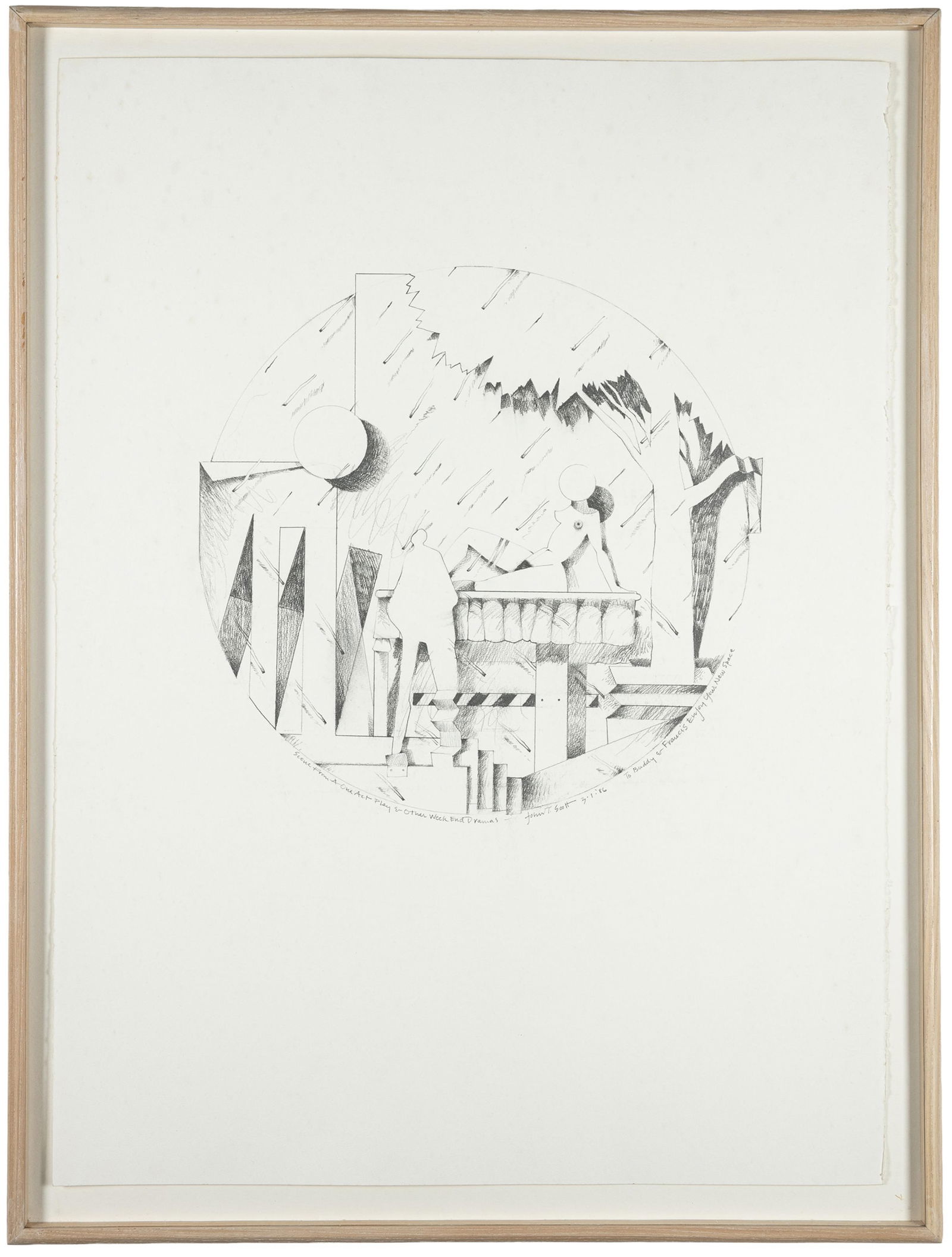 John T. Scott, 1940-2007, Scene from a One Act Play & Other Weekend Dramas - 2