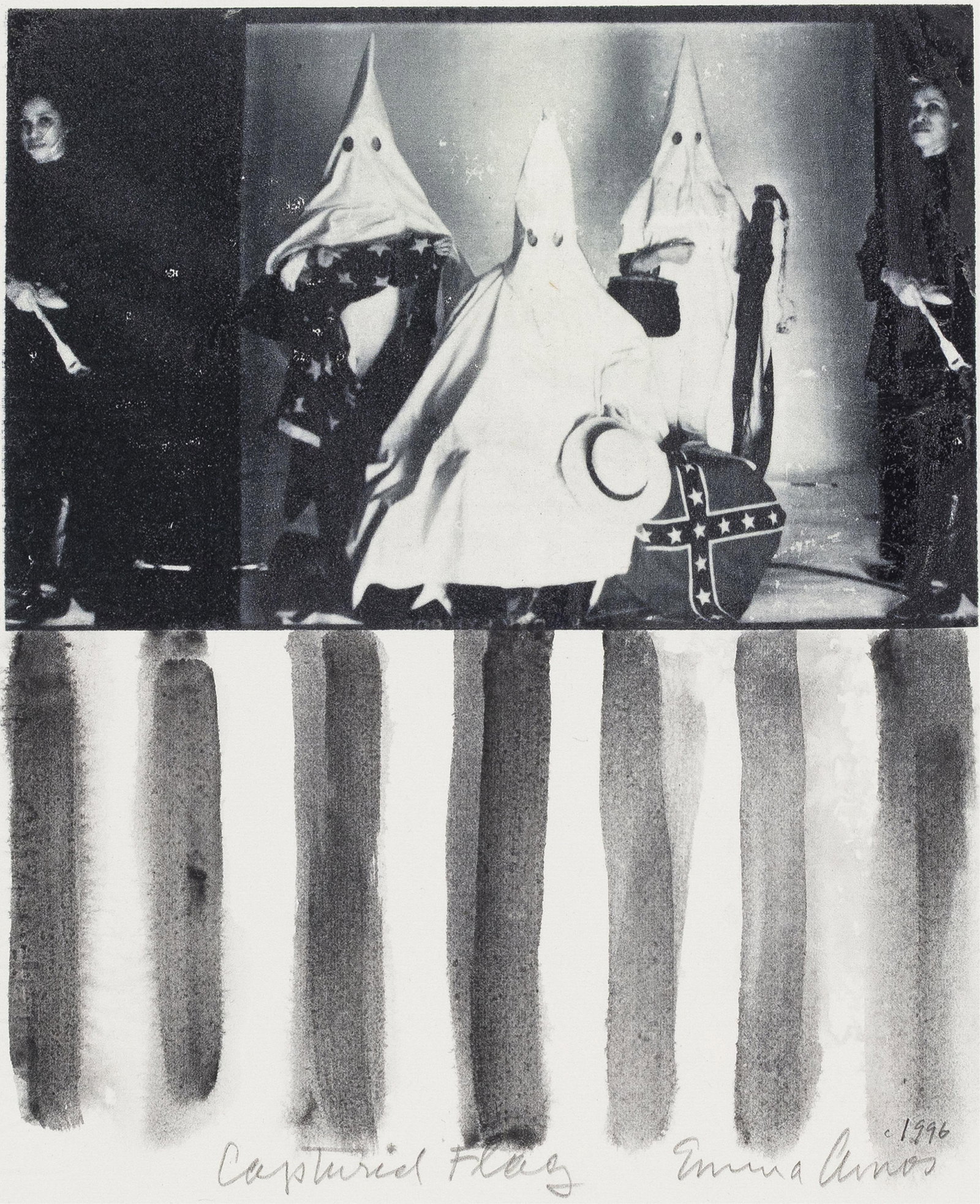 Emma Amos, (1937-2020), Captured Flag (1 of 1)