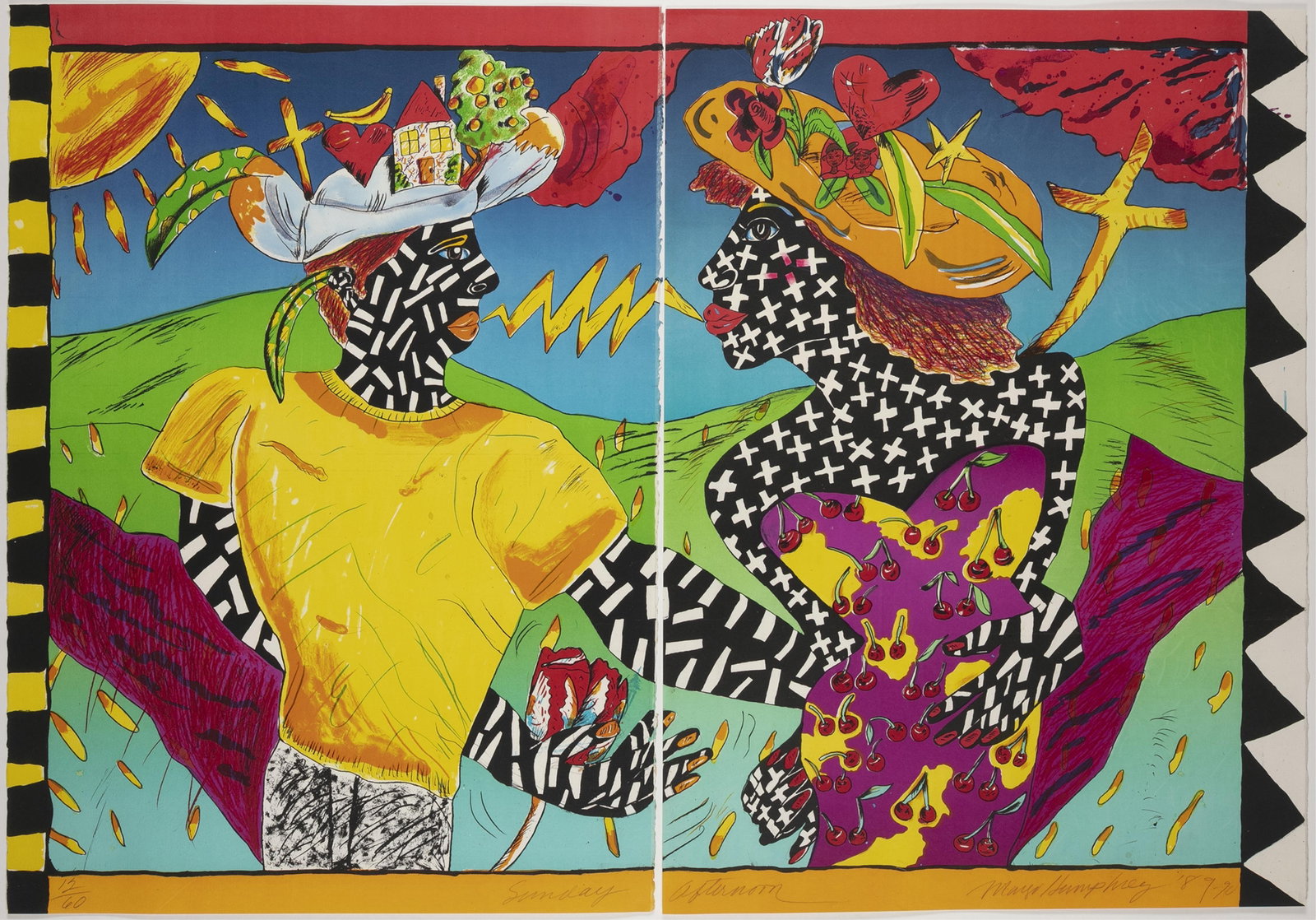 Margo Humphrey, b. 1942, Sunday Afternoon (1 of 1)