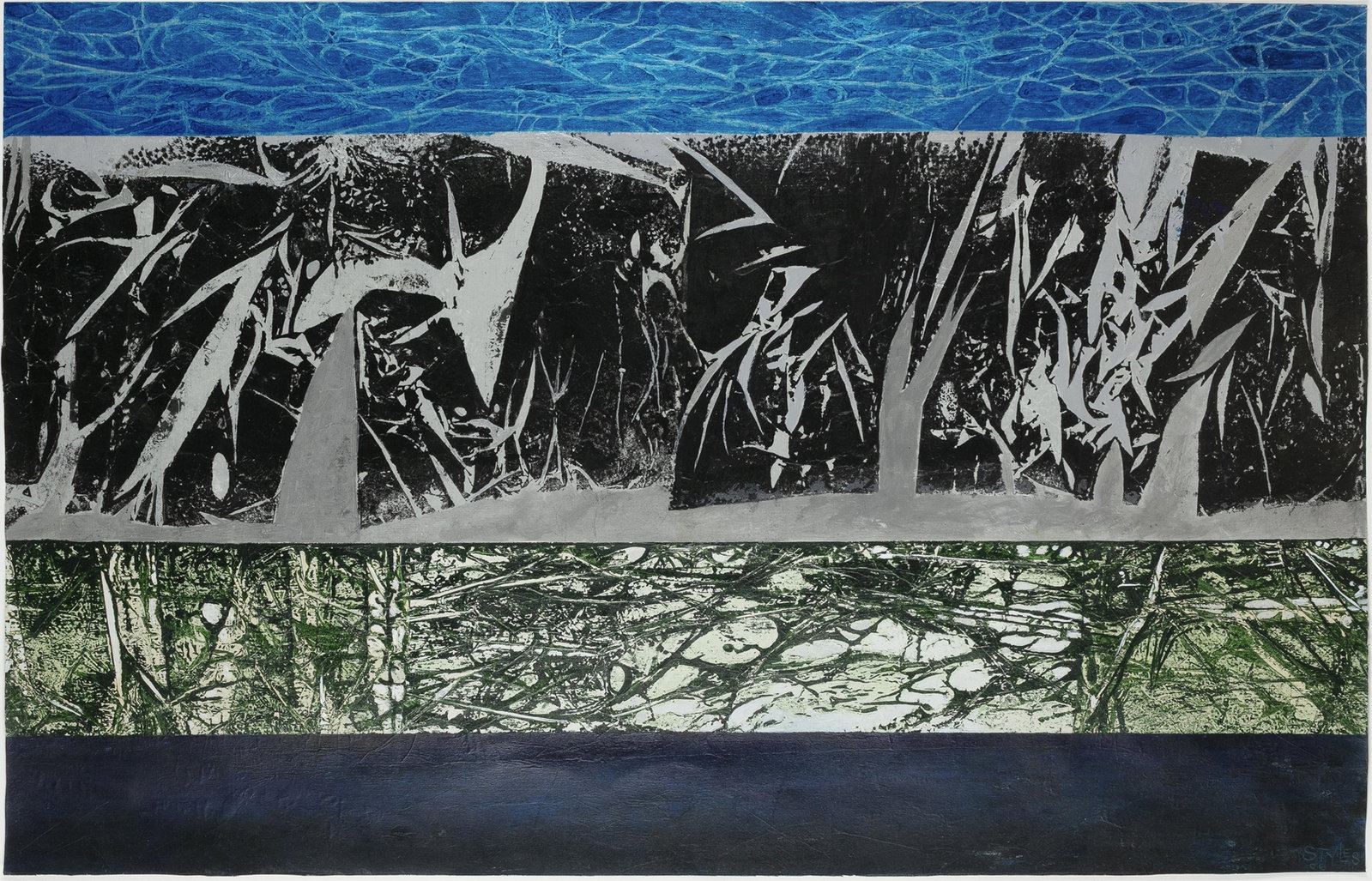 Freddie Styles, b. 1944, Silver Trees Revisited (1 of 2)