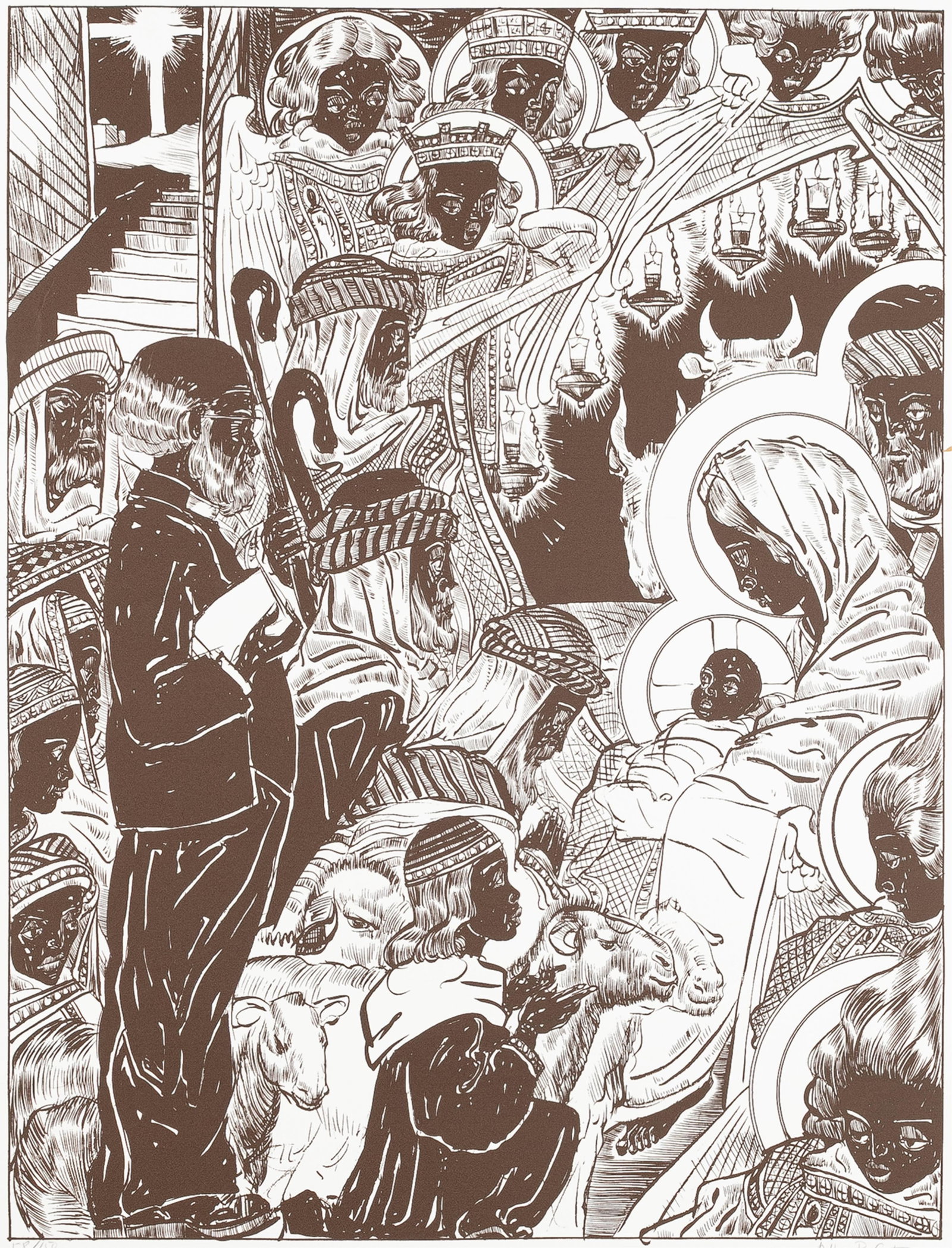 Allan Rohan Crite, 1910-2007, The Presentation (1 of 2)