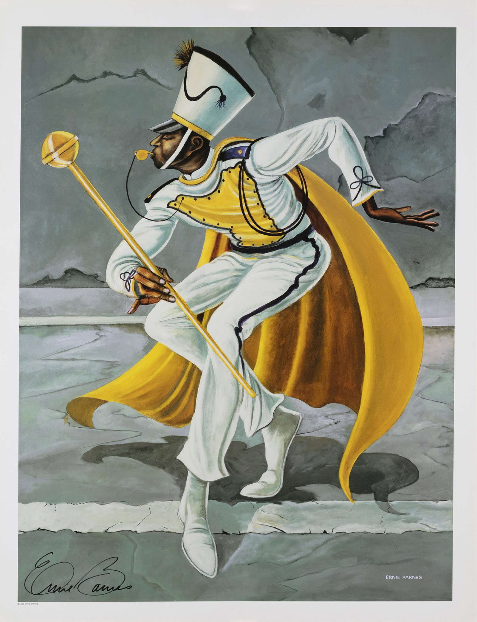 Ernie Barnes, 1938-2009, The Drum Major (1 of 1)