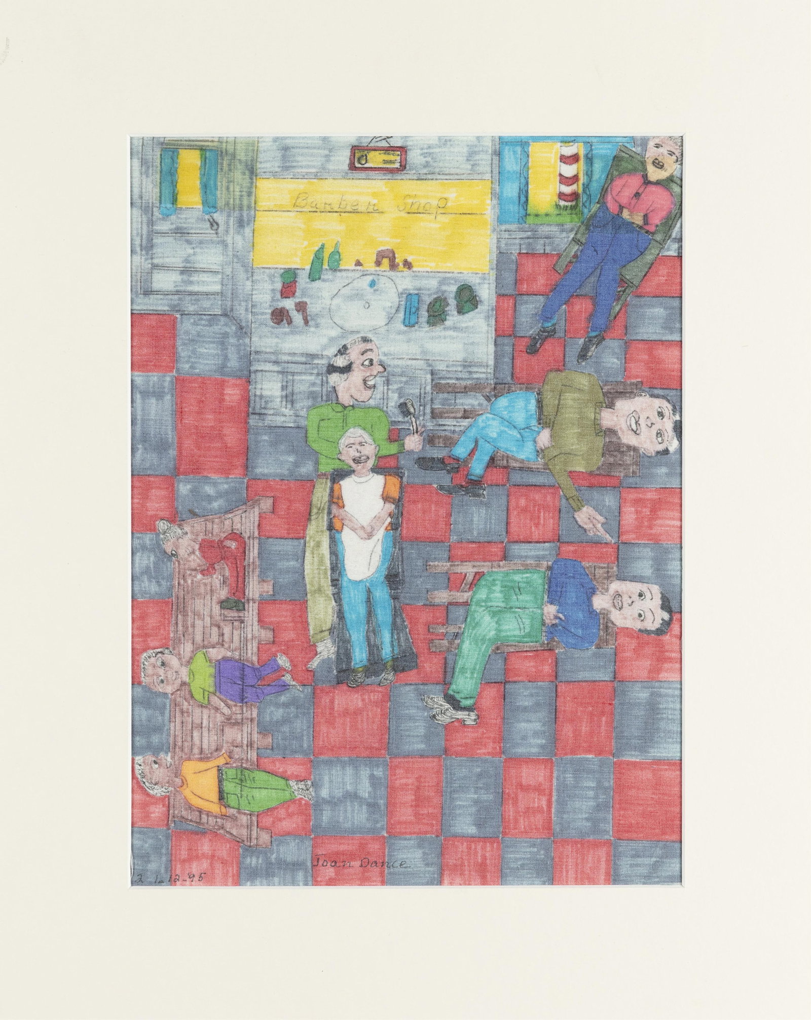 Joan Dance, 1940-2023, Barber Shop - 2