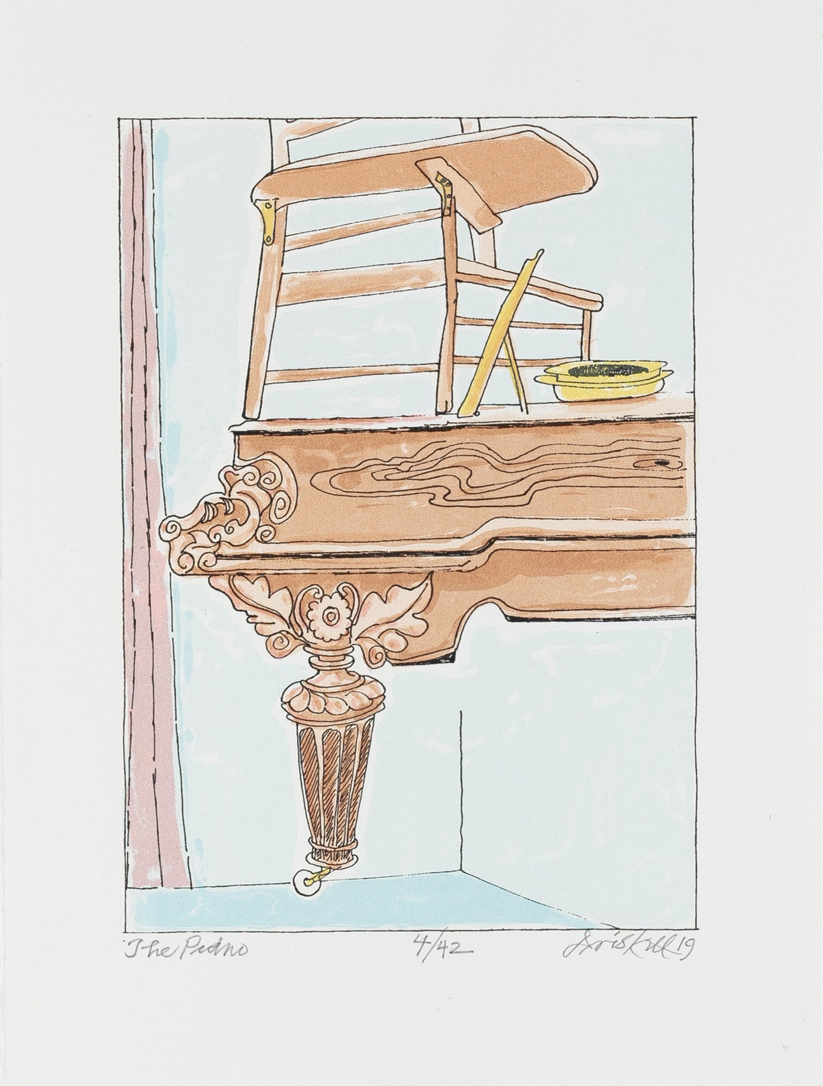 David C. Driskell, 1931-2020, The Piano - 2