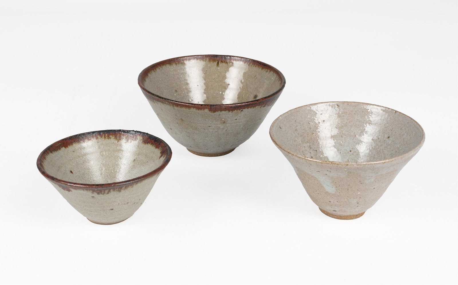 Evangeline J. Montgomery, 1930-2025, lot of three ceramic bowls - 2