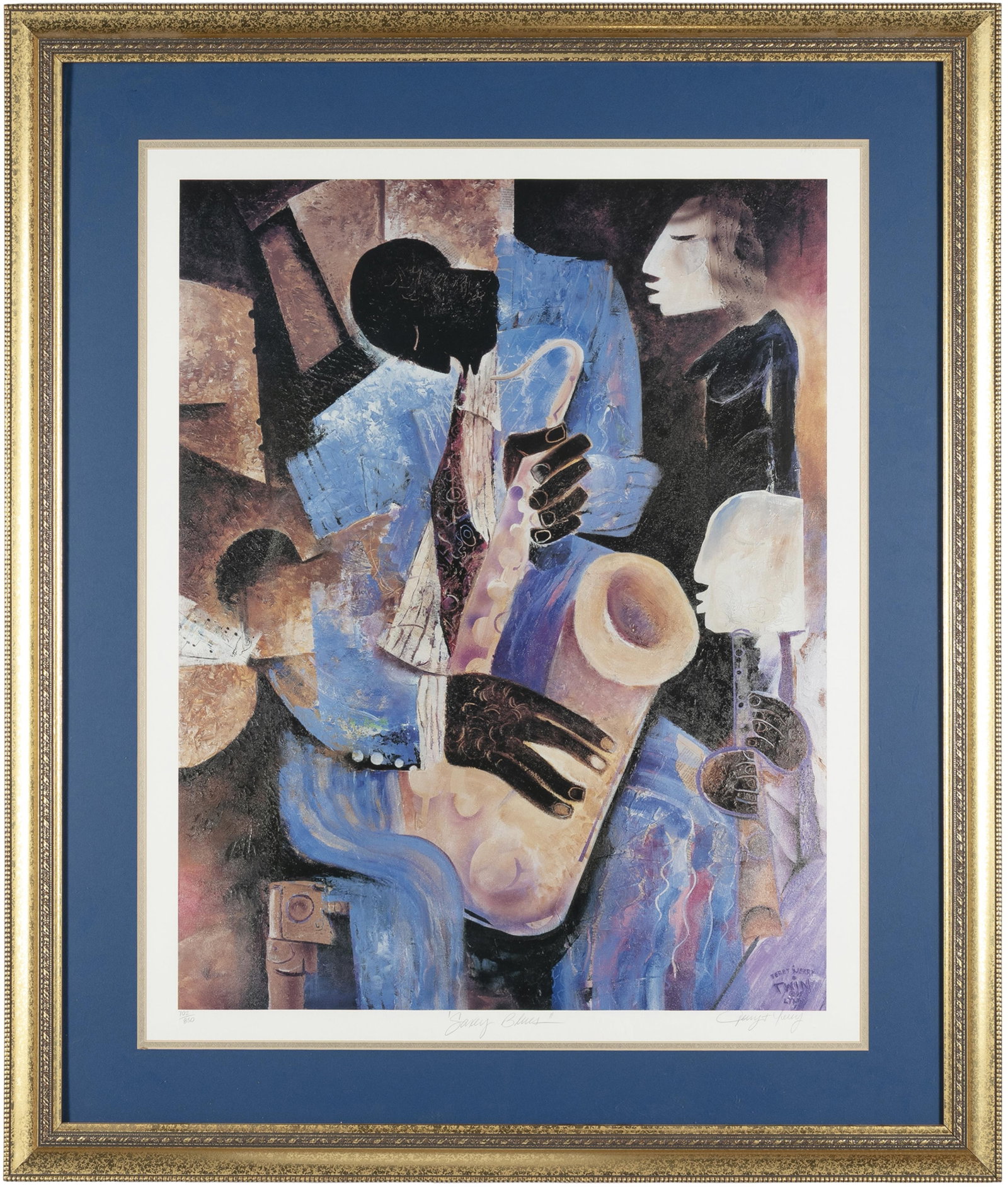 TWIN, Terry and Jerry Lynn, b. 1975, Saxey Blues - 2