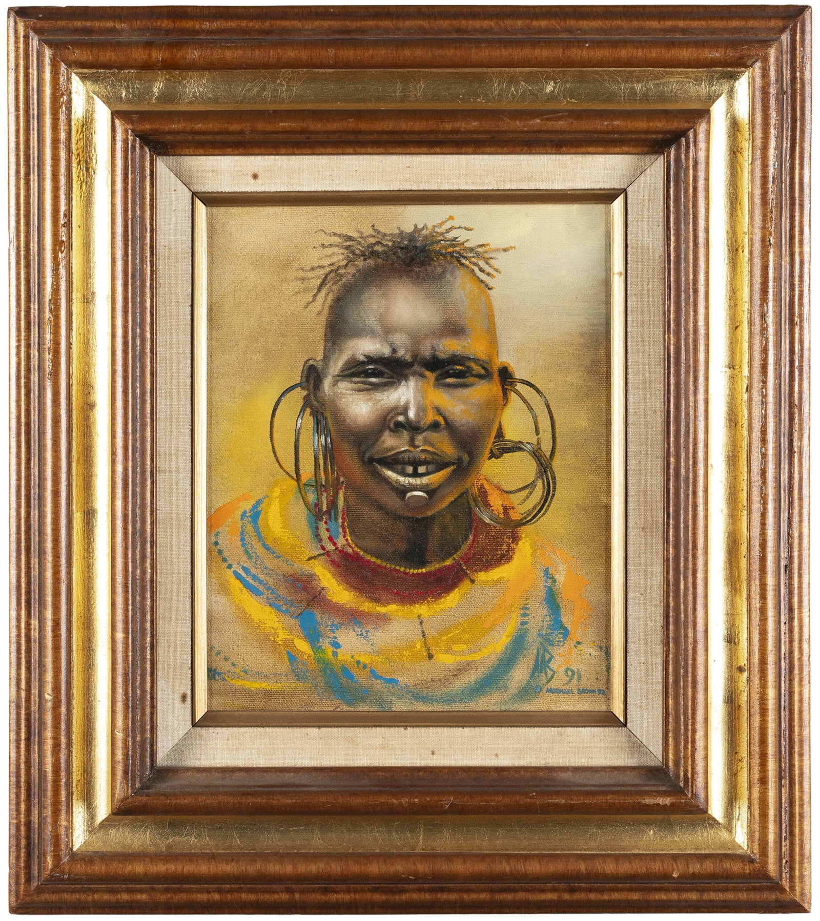 Michael Anthony Brown, b. 1970, untitled, African Girl - 2