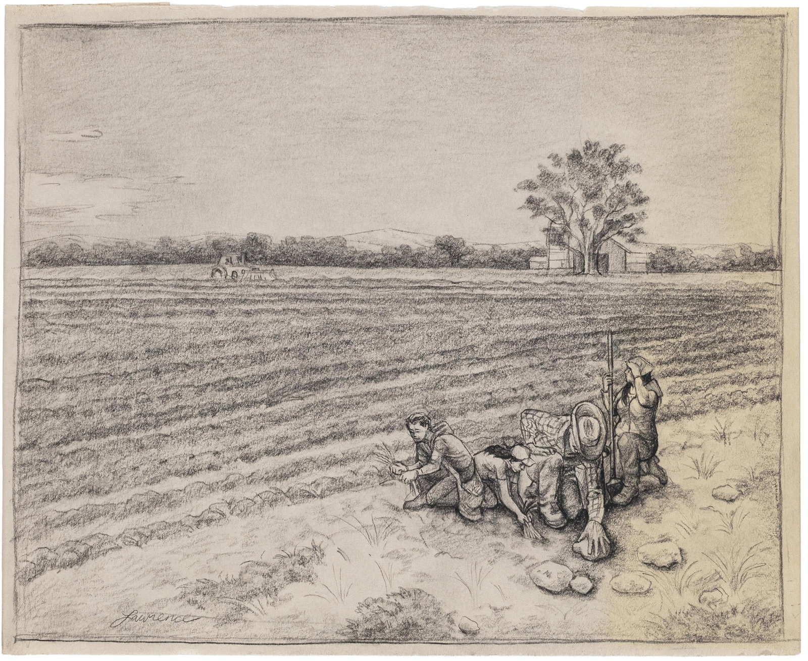 Lawrence Finney, b. 1963, The Sugar Beet Workers - 2