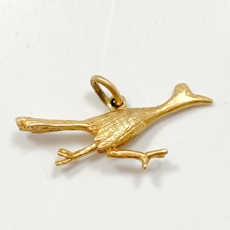 14k Yellow Gold Road Runner Charm (1 of 3)