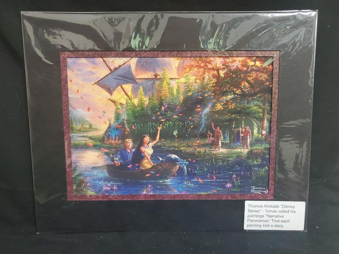Thomas Kinkade Pocahontas Double Matted Print (1 of 2)