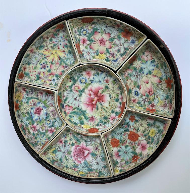 Antique Famille Rose Sweetheart Set (1 of 5)