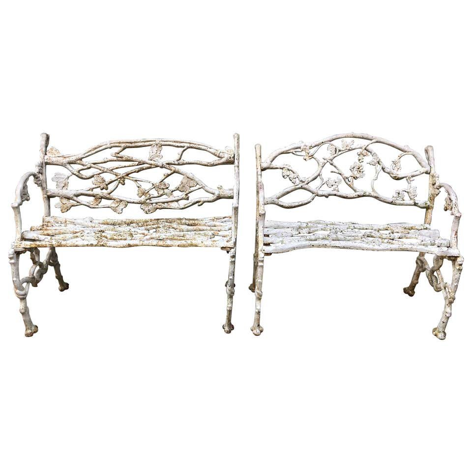 Late 19th Century American Cast Iron Garden Benches (1 of 6)