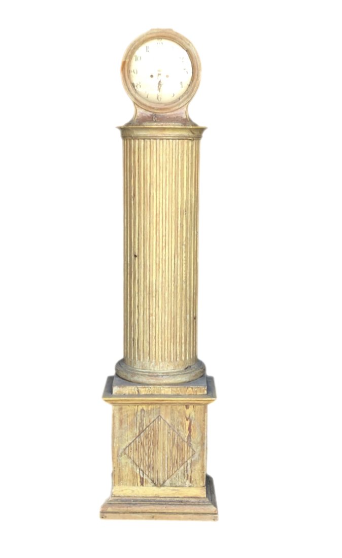 Swedish Decorative Column Long Case Clock (1 of 10)
