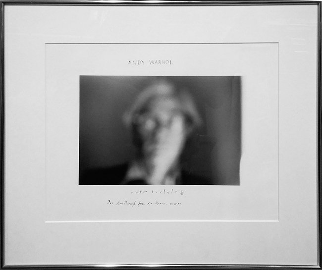 MICHALS, DUANE "MY LAST PORTRAIT OF ANDY WARHOL" (1 of 6)
