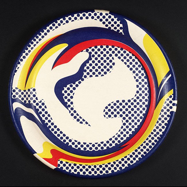 LICHTENSTEIN, ROY "PAPER PLATE" (1 of 2)