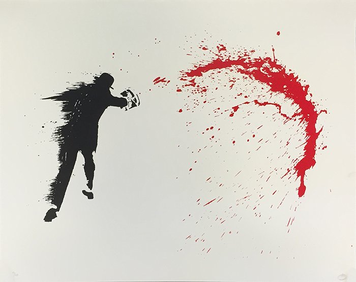 Walker, Nick "Coachella (Red)": Artist: Nick Walker Title: Coachella (Red) Medium: Silkscreen Year: 2015 Size: 24 x 30 inches Edition: 50/100 Artist Information: Nick Walker (born 1969) is an established graffit