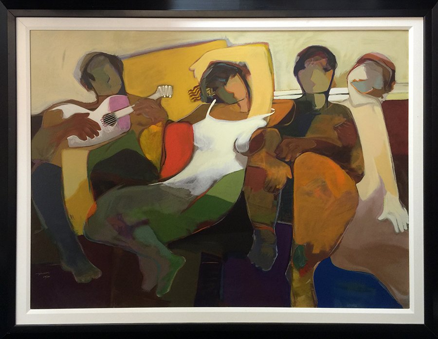 Abrishami, Hessam "Somewhere in Time": Artist: Hessam Abrishami Title: Somewhere in Time Medium: Serigraph on Canvas Year: 2000 Size: 36 x 48 inches Framed Size: 44 x 55.5 inches Edition: 219/295 Artist Informa