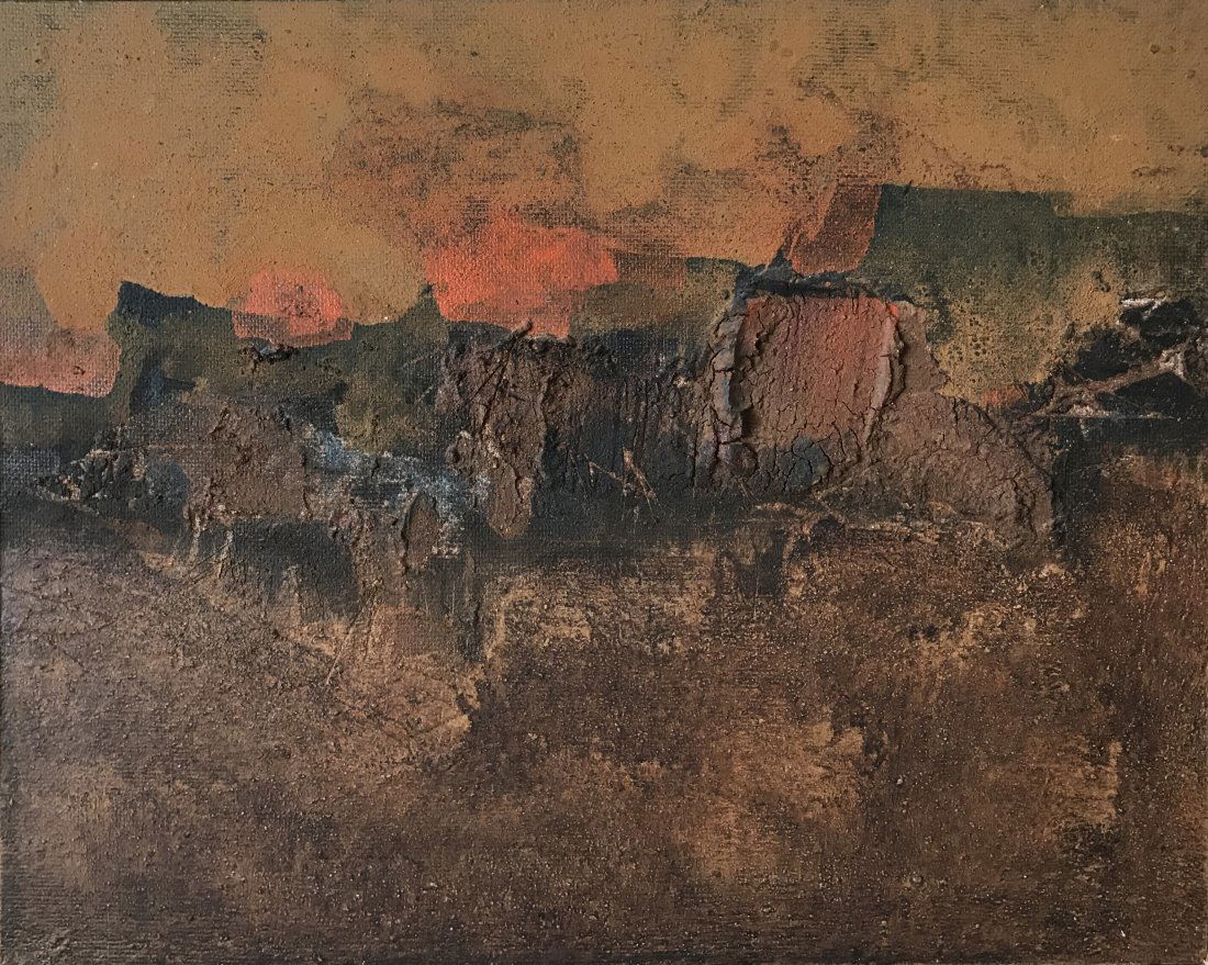 Louis Bassi Siegriest Mixed Media Landscape Painting (1 of 5)