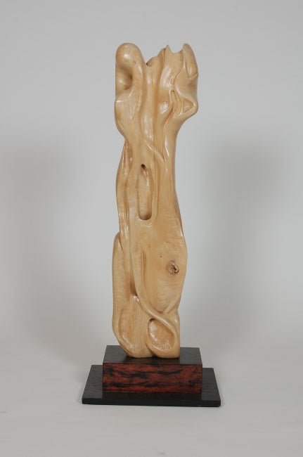Wood Abstract Sculpture Pacific Northwest (1 of 3)