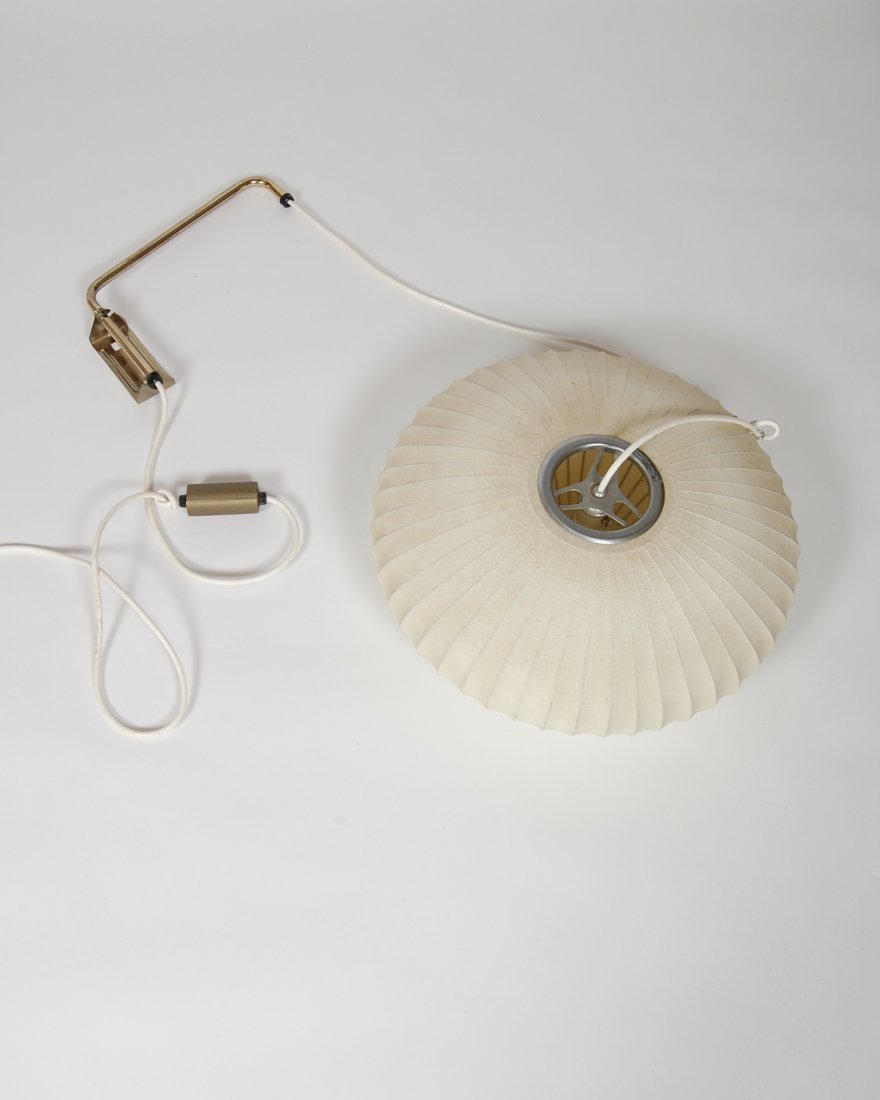 George Nelson Saucer Bubble Lamp with Wall Hanger (1 of 4)