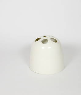 Artemide Dedalo Umbrella Stand Emma Gismondi: Artemide "Dedalo" umbrella stand by Emma Gismondi Schweinberger 13 in. x 15 in., in white plastic, marked on bottom.