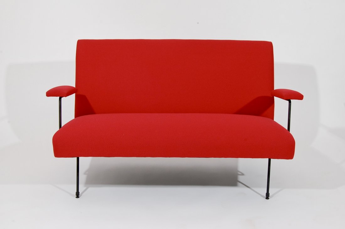 Milo Baughman for Pacific Iron Settee (1 of 3)