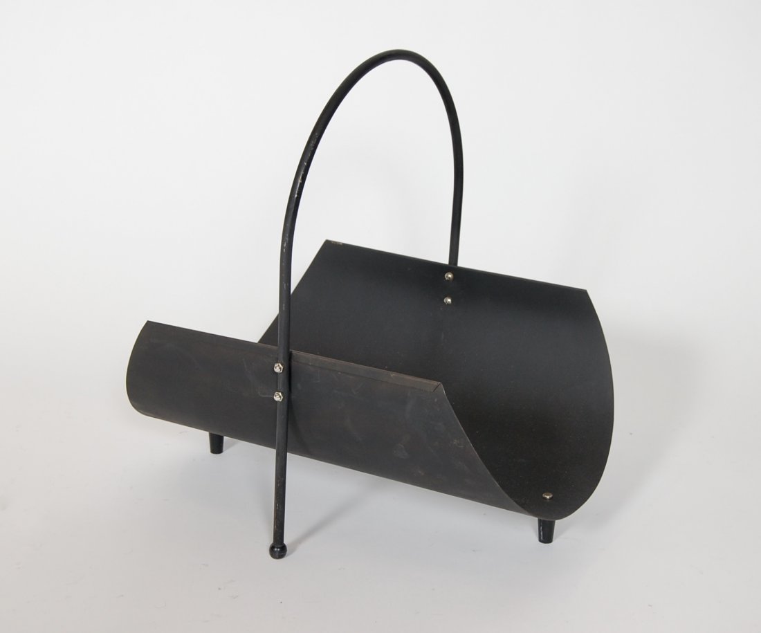 Mid-Century Fireplace Log Holder (1 of 2)
