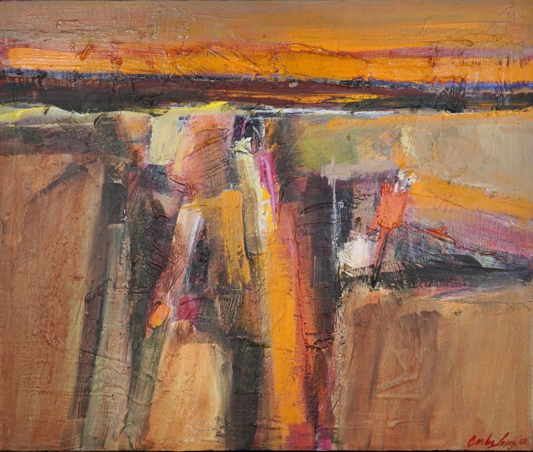 Abstract Landscape  Painting by Lopez (1 of 4)