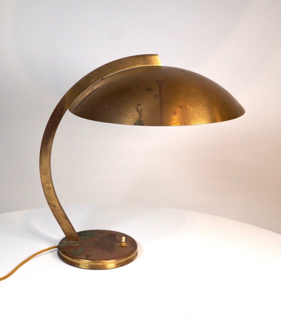 Bauhaus Era Brass Table Lamp by Egon Hillebrand (1 of 4)