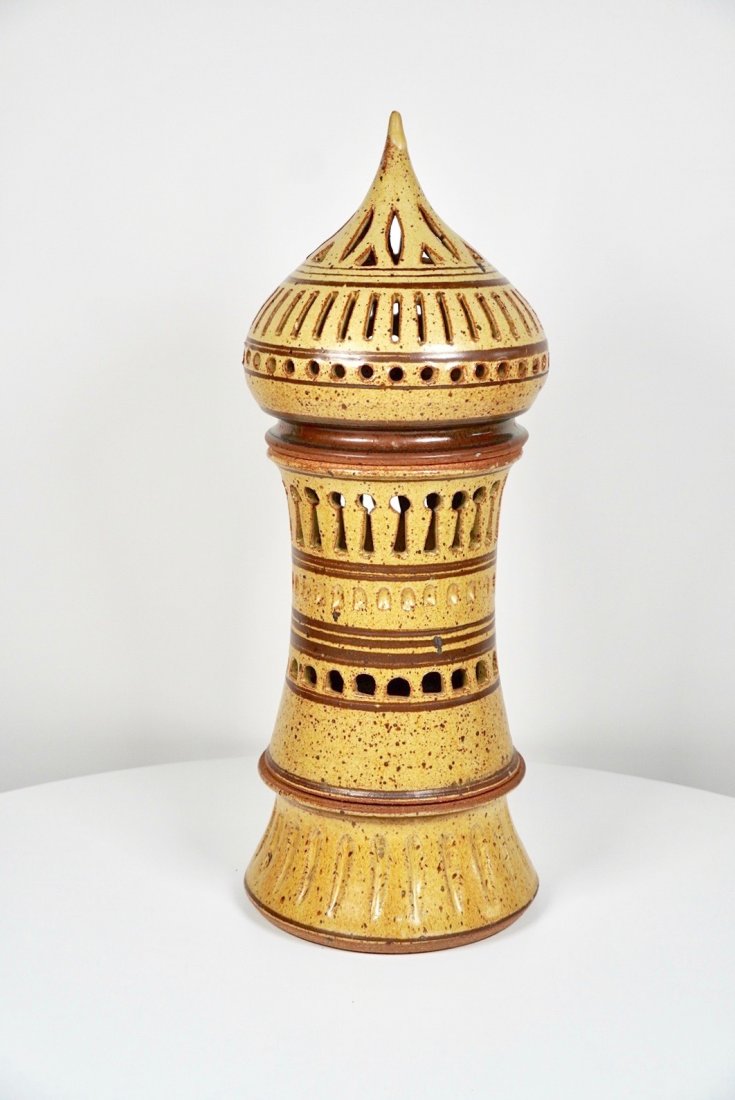 Ceramic Candle Latern by Portland Artist Joel E. Cottet (1 of 2)